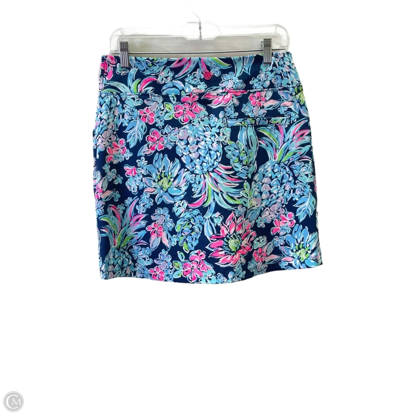 Skort Designer By Lilly Pulitzer In Blue, Size:4