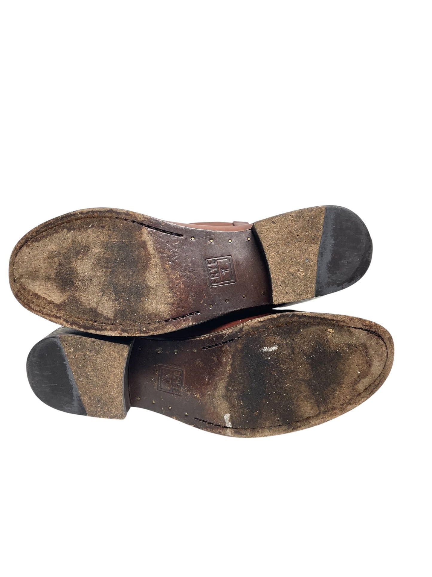 Boots Designer By Frye In Brown, Size: 7.5