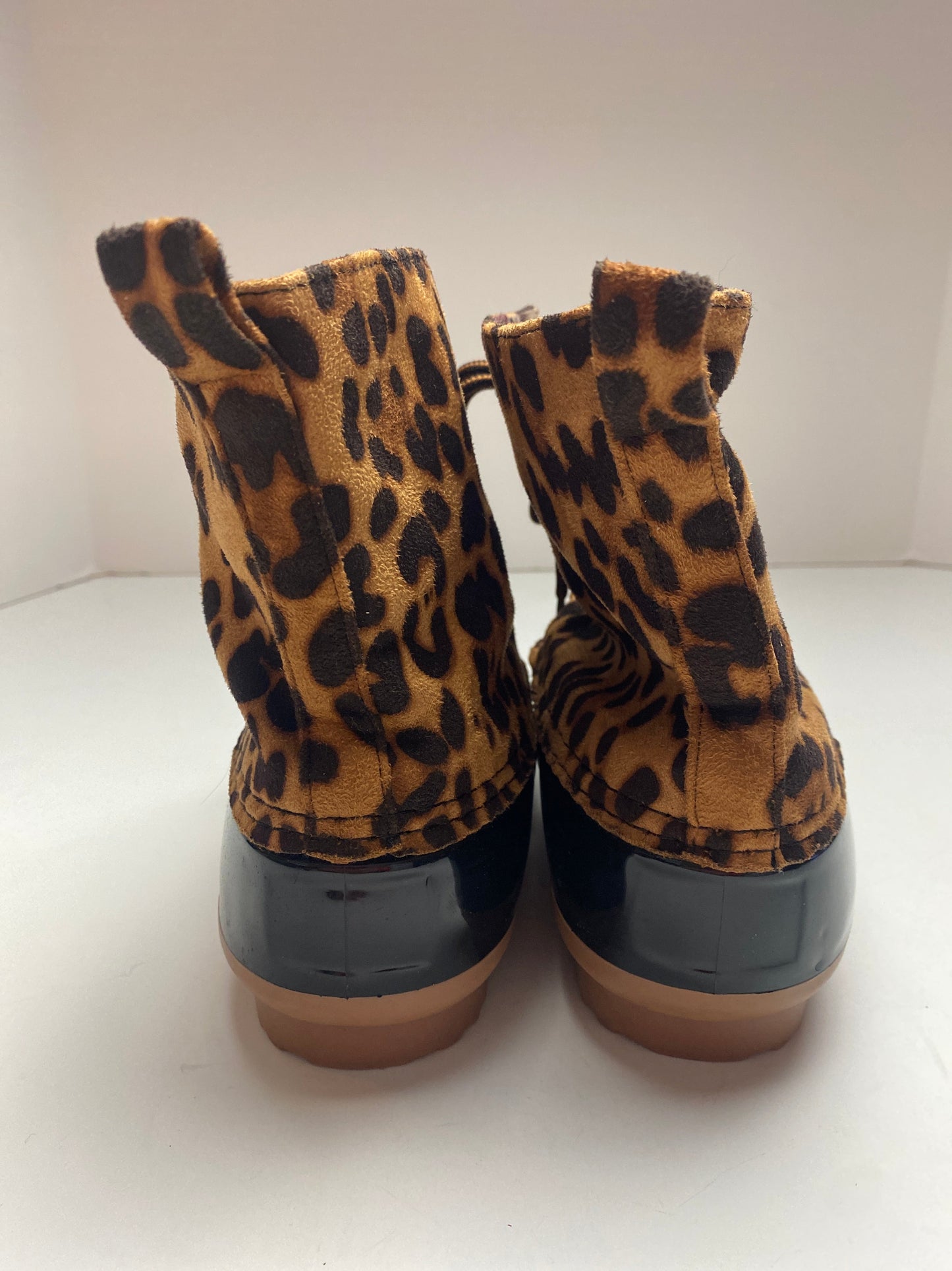Boots Rain By Yoki In Animal Print, Size: 8