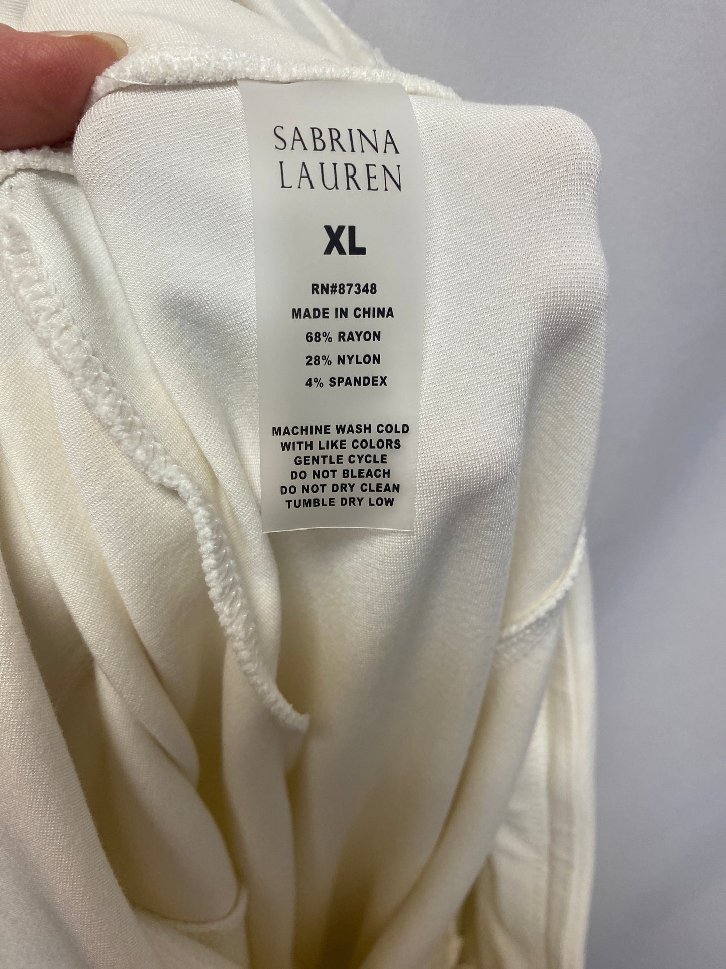 Pants Dress By Clothes Mentor In Cream, Size: Xl