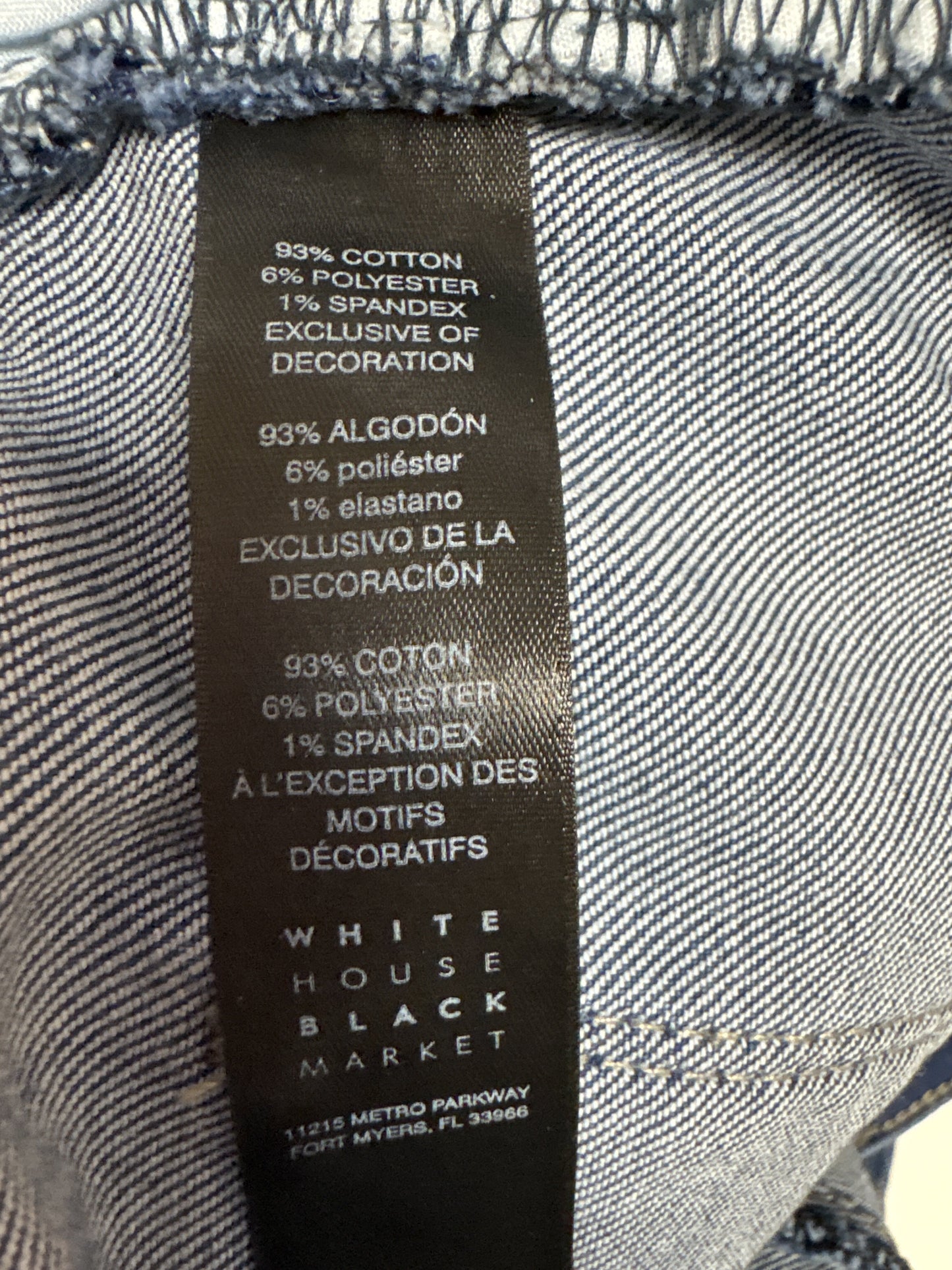 Jeans Straight By White House Black Market Size: 0