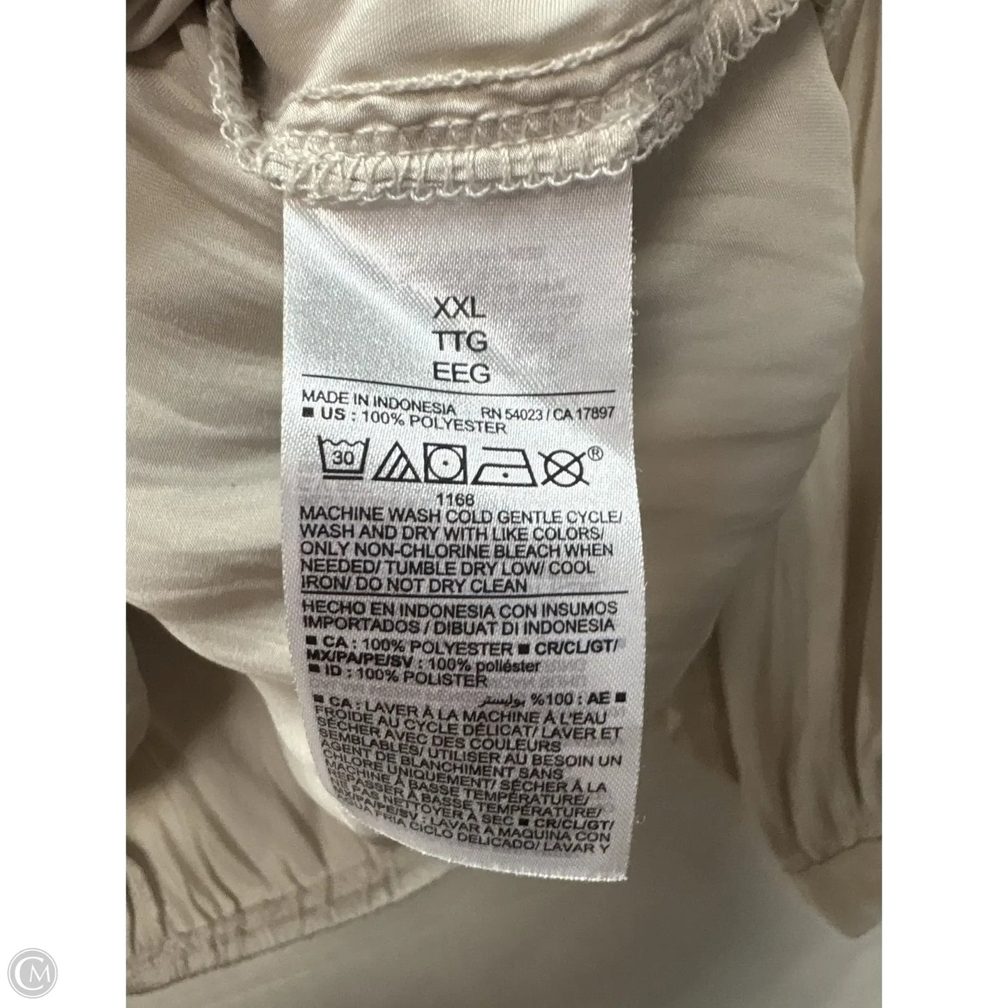 Top Long Sleeve By Old Navy In Tan, Size: Xxl