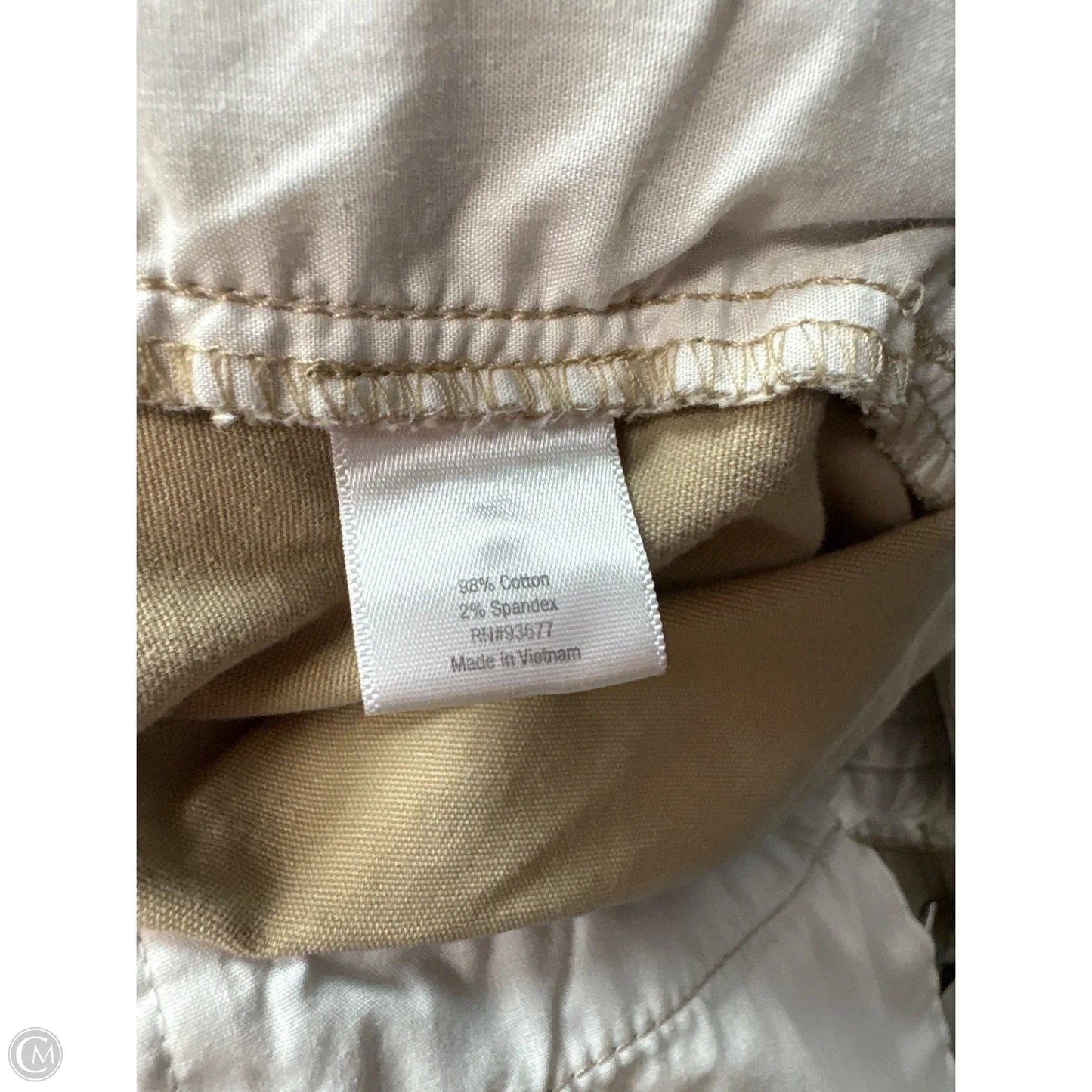 Shorts By Ana In Tan, Size: 12