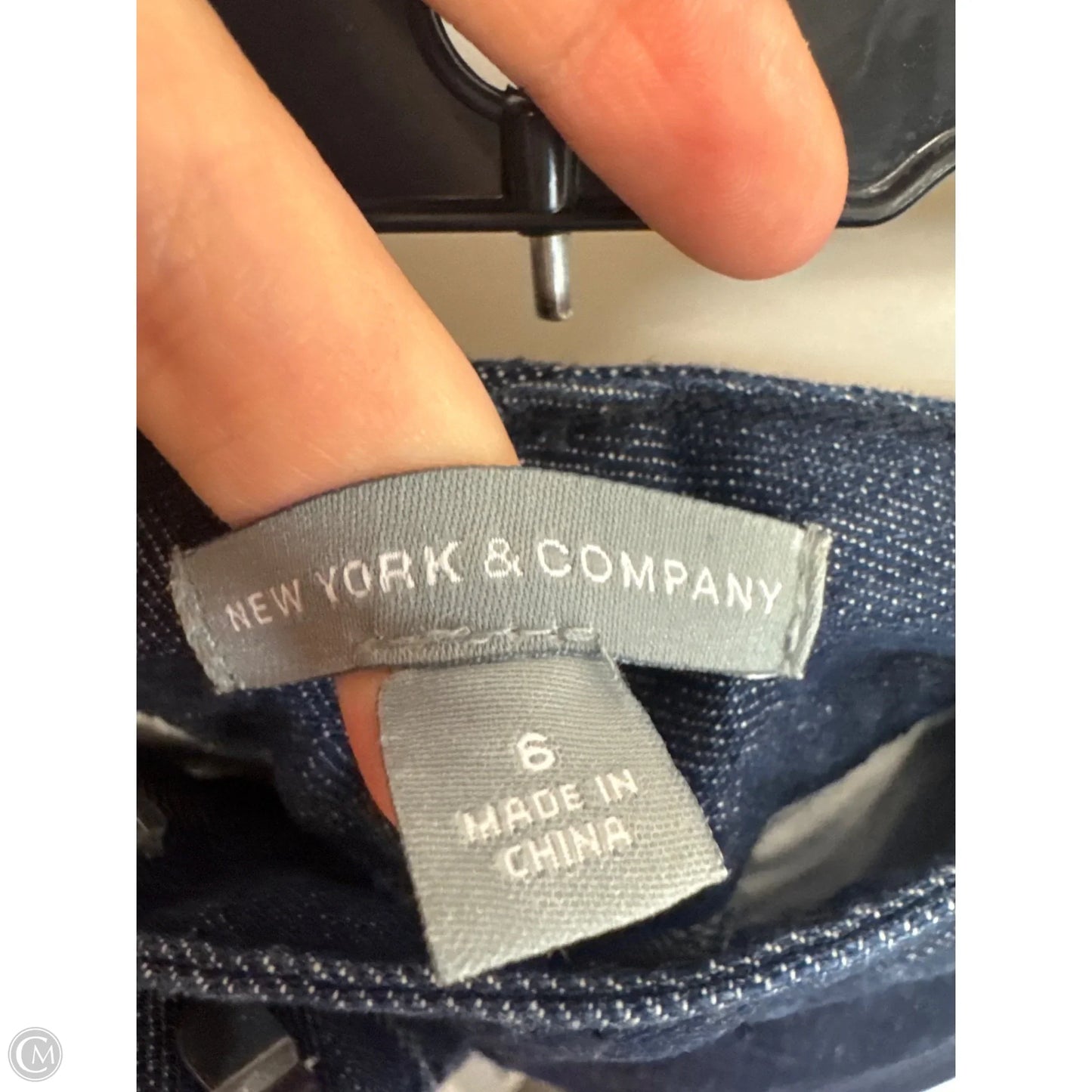 Shorts By New York And Co In Blue Denim, Size: 6