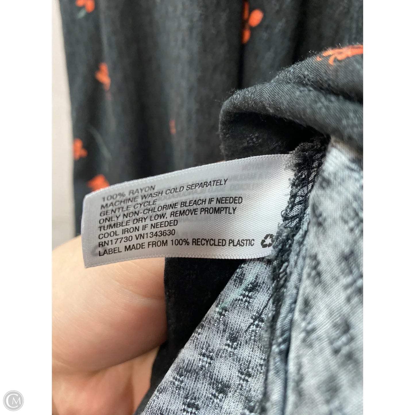 Dress Casual Midi By Universal Thread In Black, Size: M