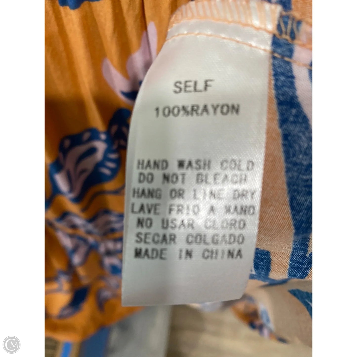 Top Short Sleeve By Easel In Orange, Size: 1x