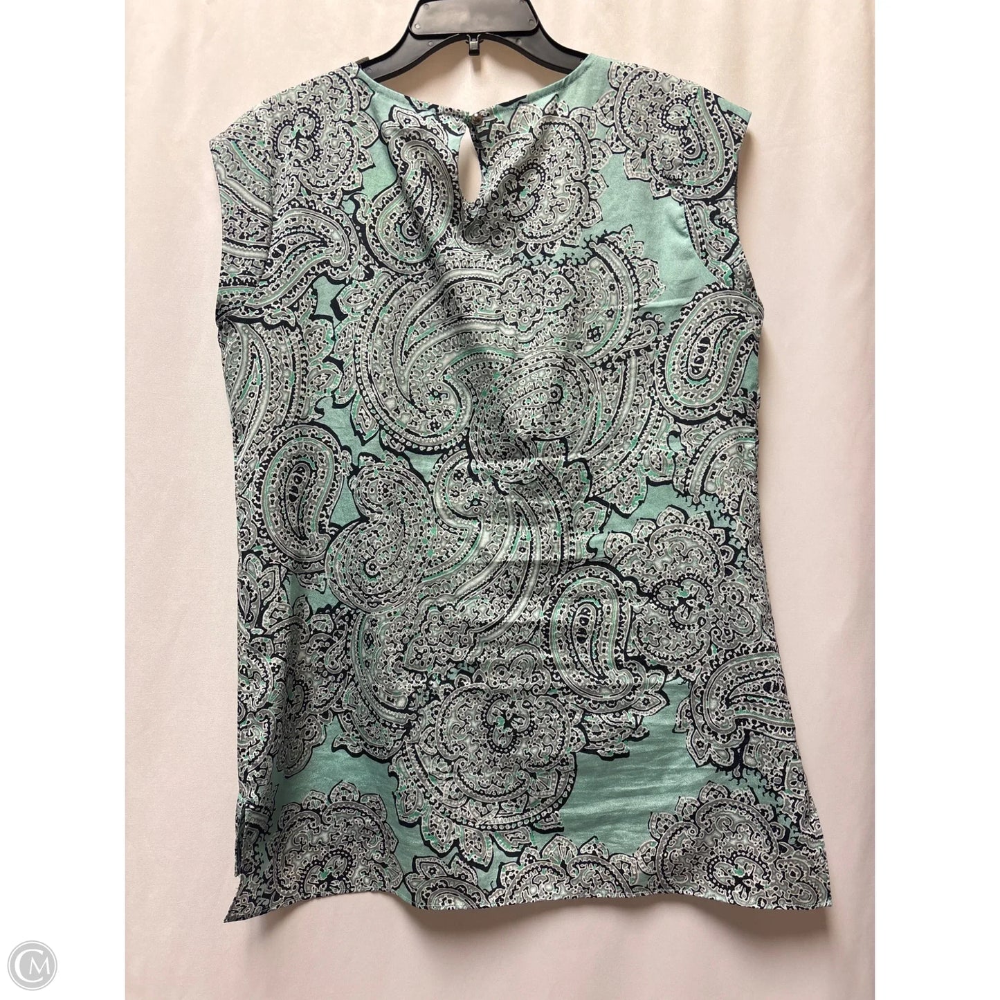 Top Sleeveless By Limited In Teal, Size: S