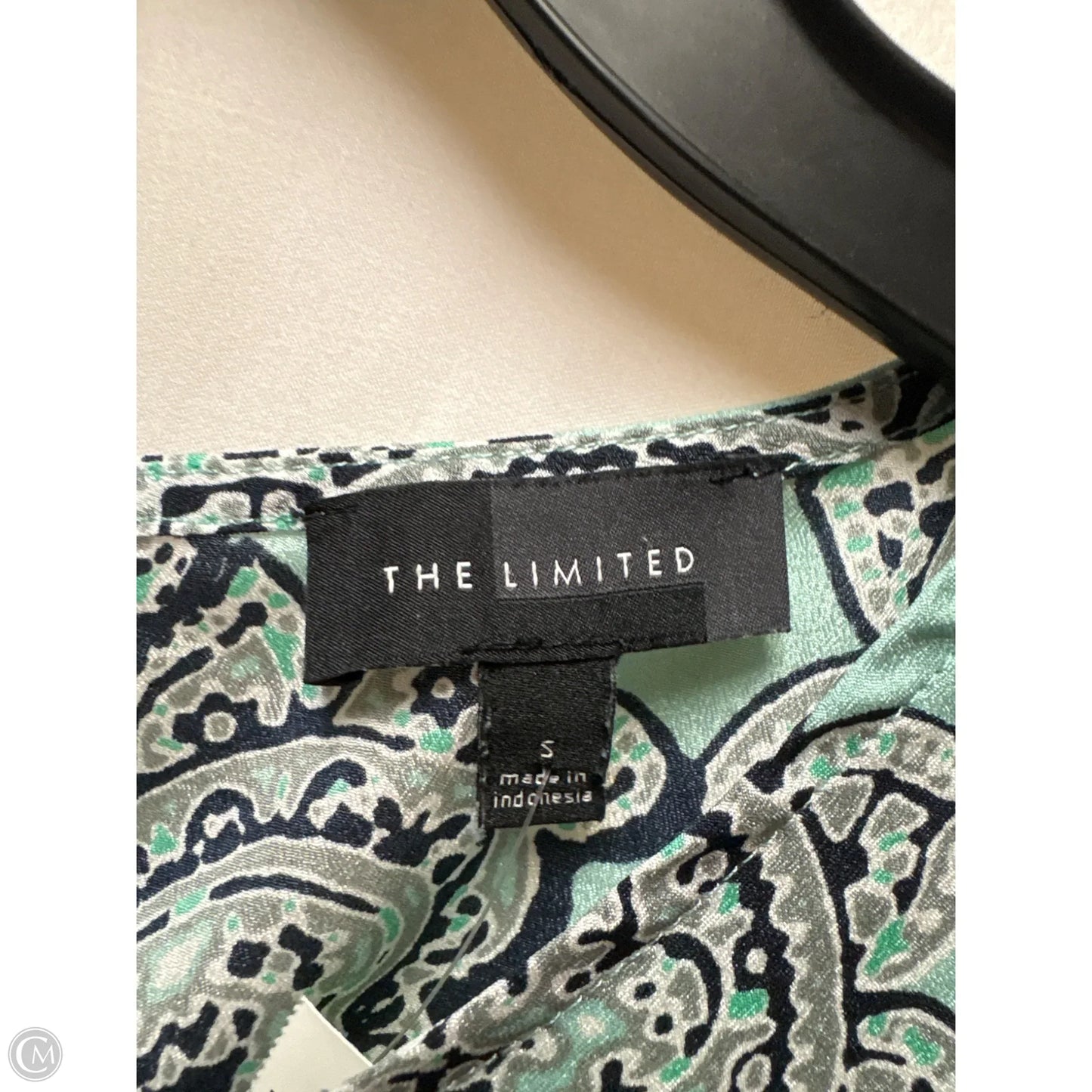 Top Sleeveless By Limited In Teal, Size: S