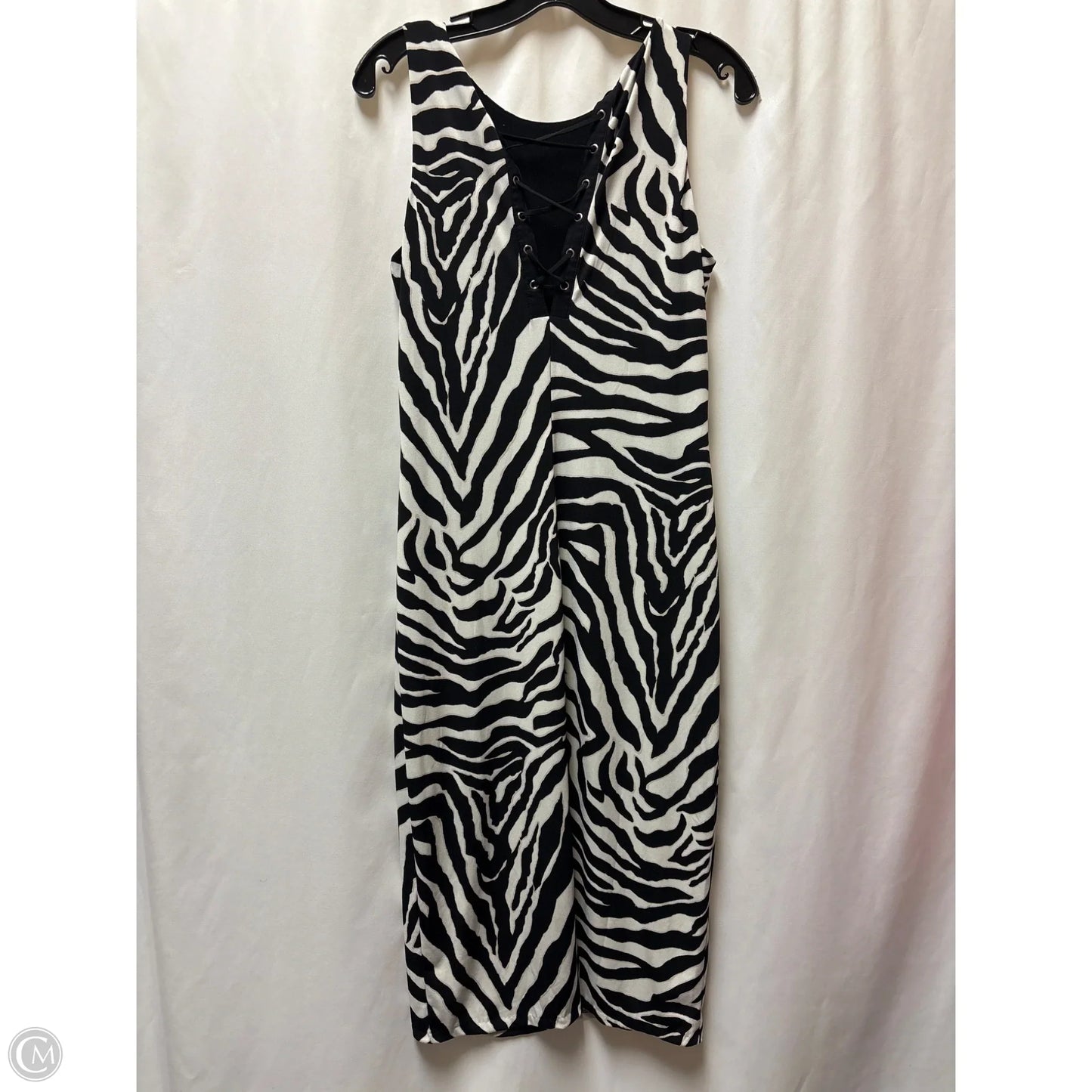 Dress Casual Maxi By White House Black Market In Black & White, Size: M