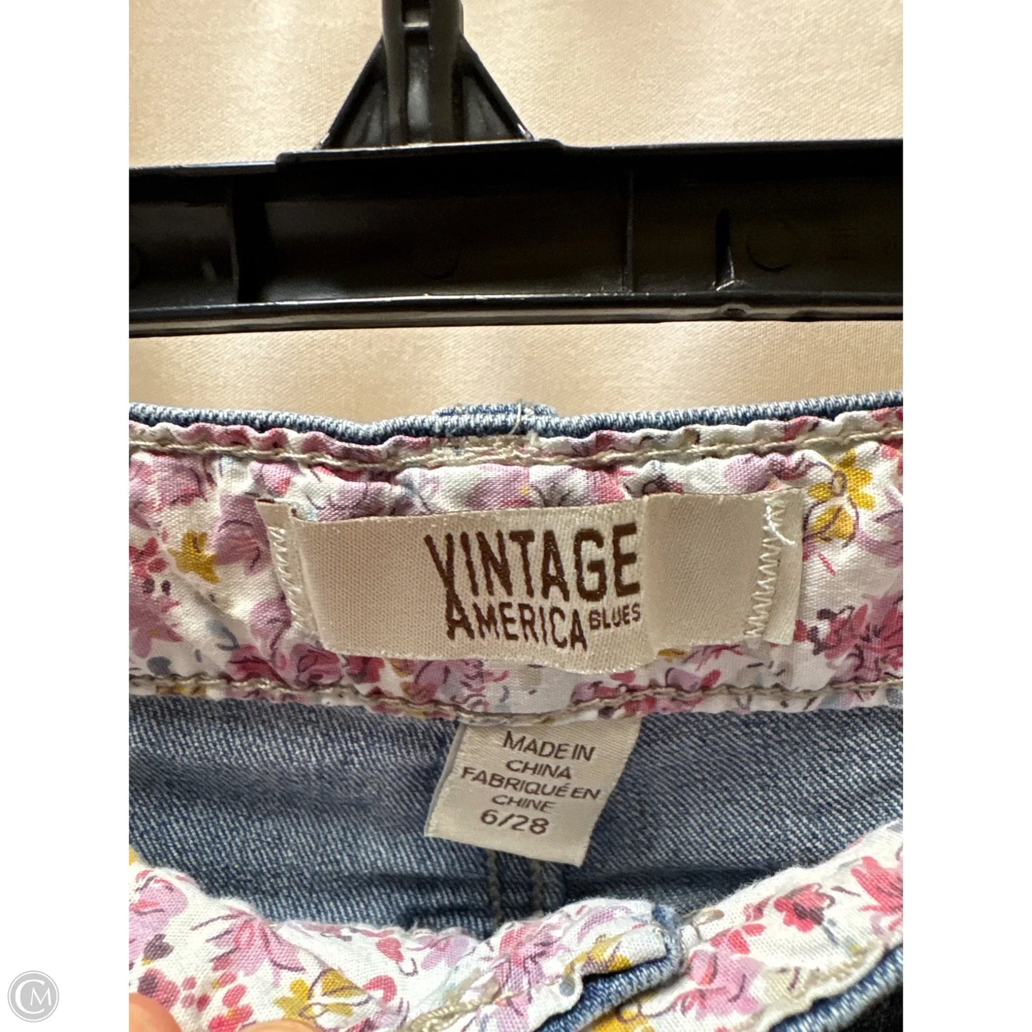 Jeans Boyfriend By Vintage America In Blue Denim, Size: 6