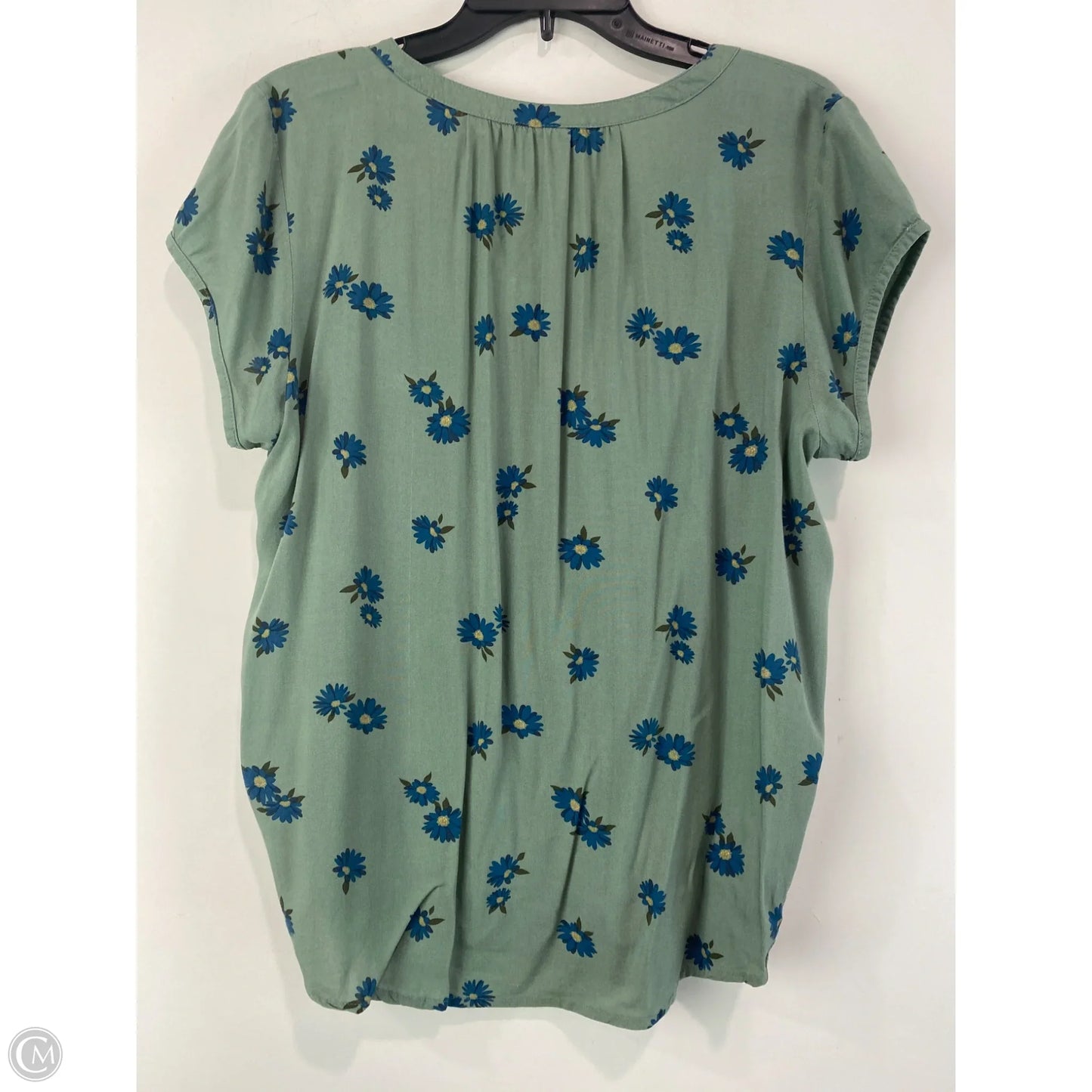 Top Short Sleeve By Sonoma In Green, Size: Xl