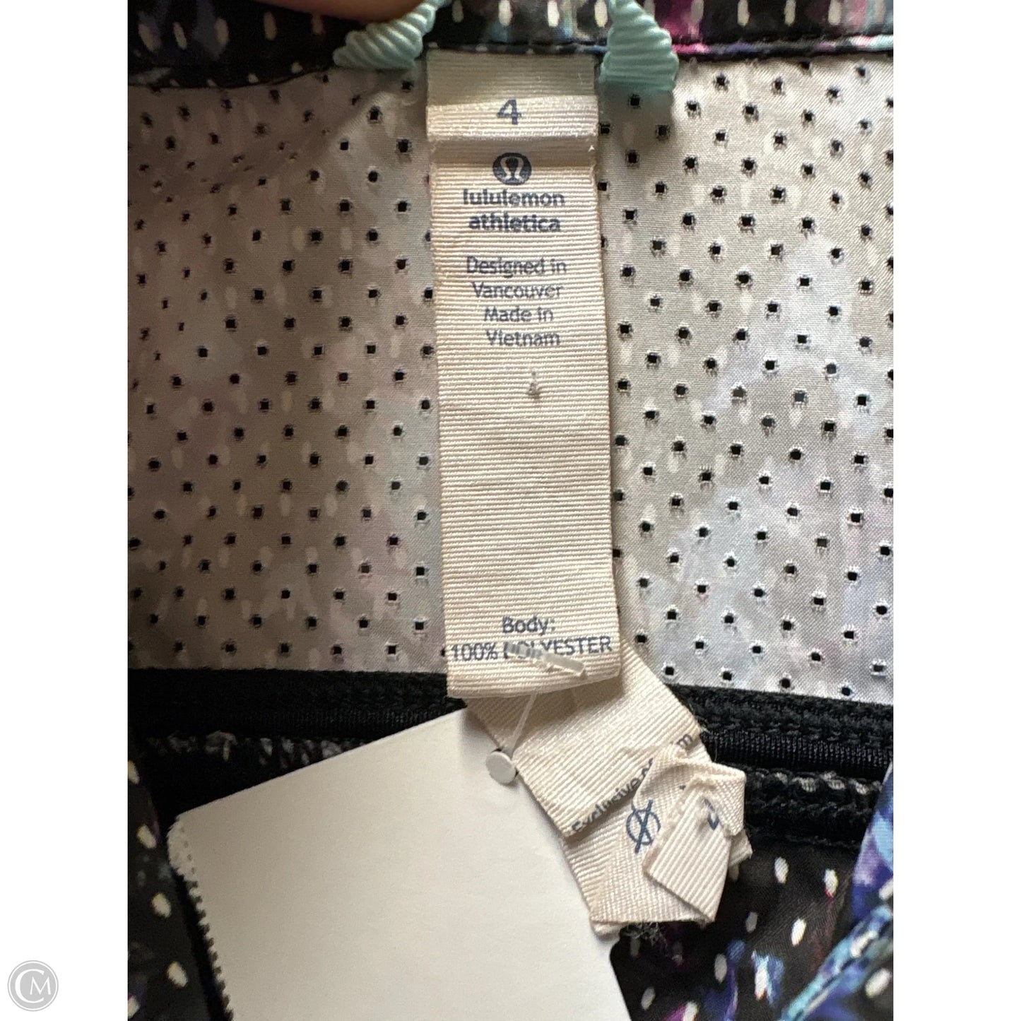 Athletic Jacket By Lululemon In Blue, Size: 4