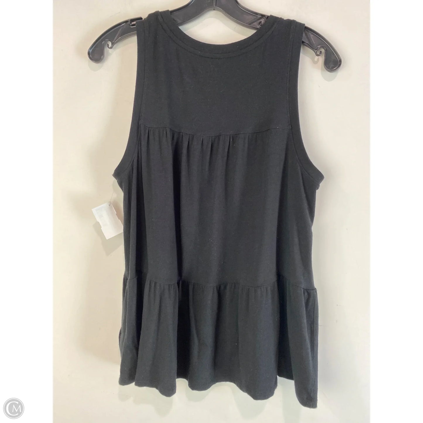 Top Sleeveless By Gap In Black, Size: S