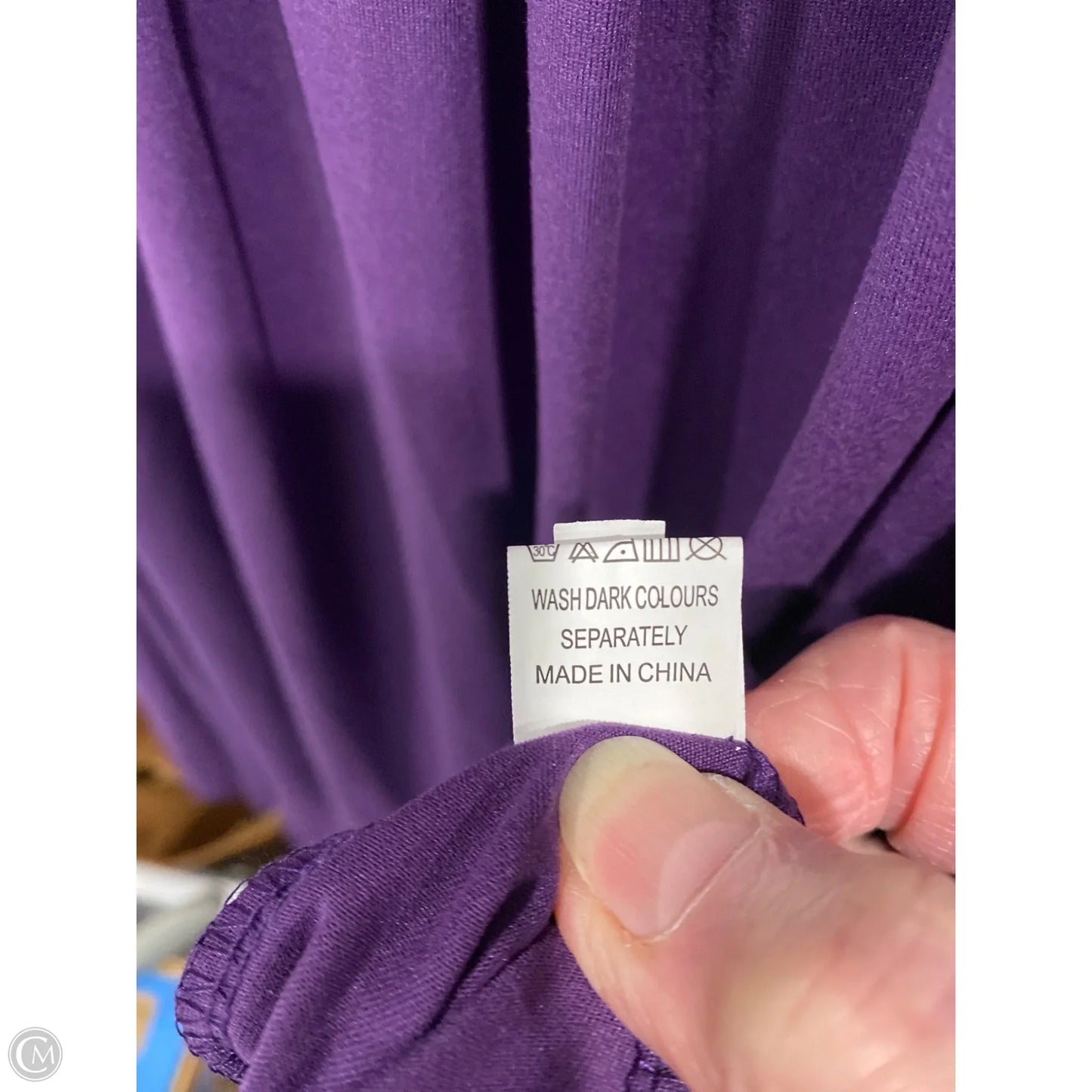 Top Short Sleeve By Clothes Mentor In Purple, Size: 4x