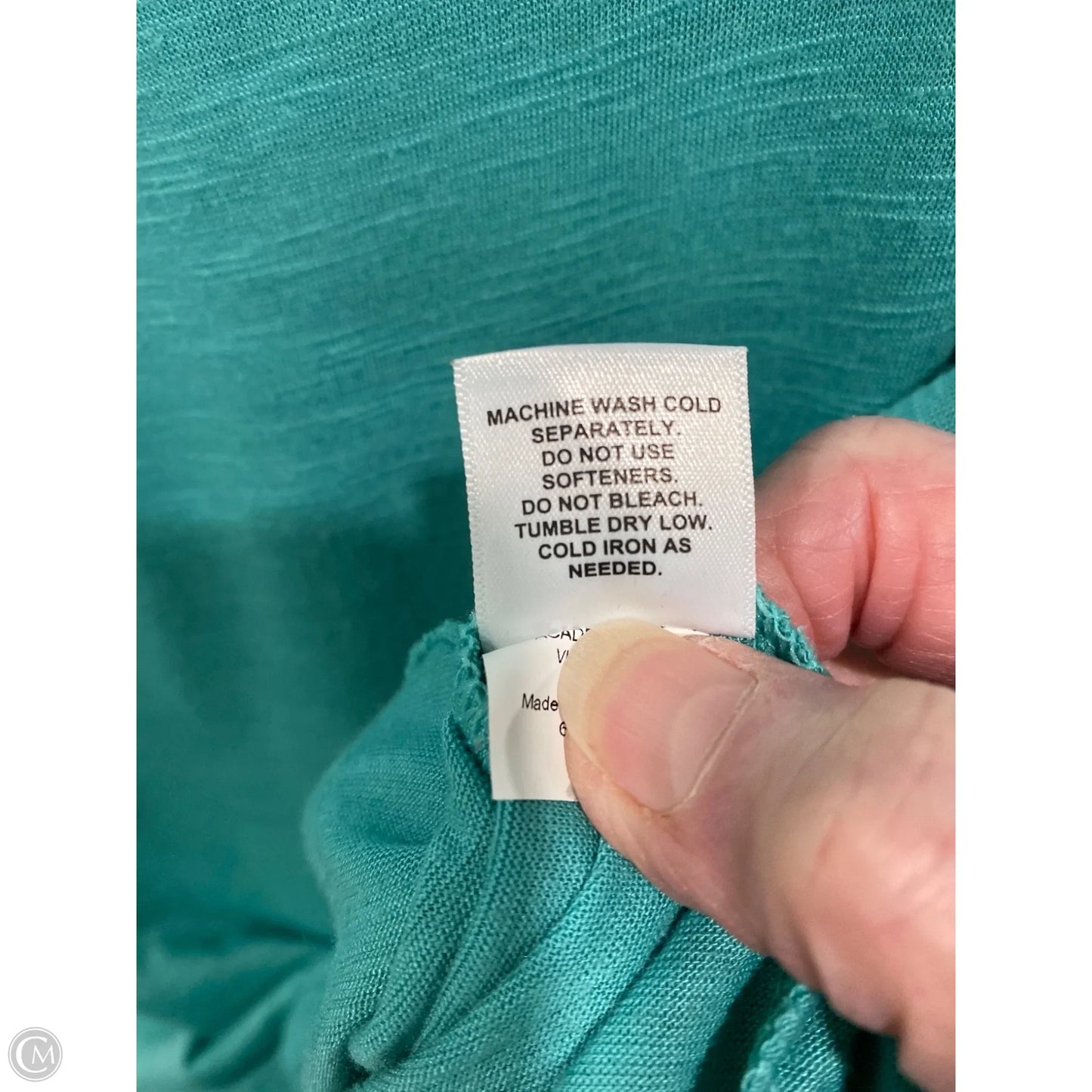 Athletic Top Short Sleeve By Clothes Mentor In Green, Size: S