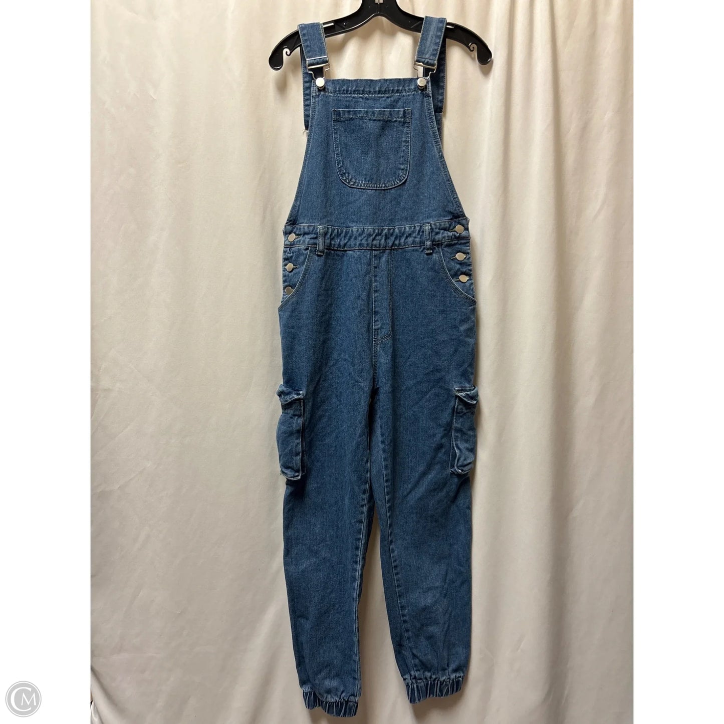 Overalls By Shein In Blue Denim, Size: L