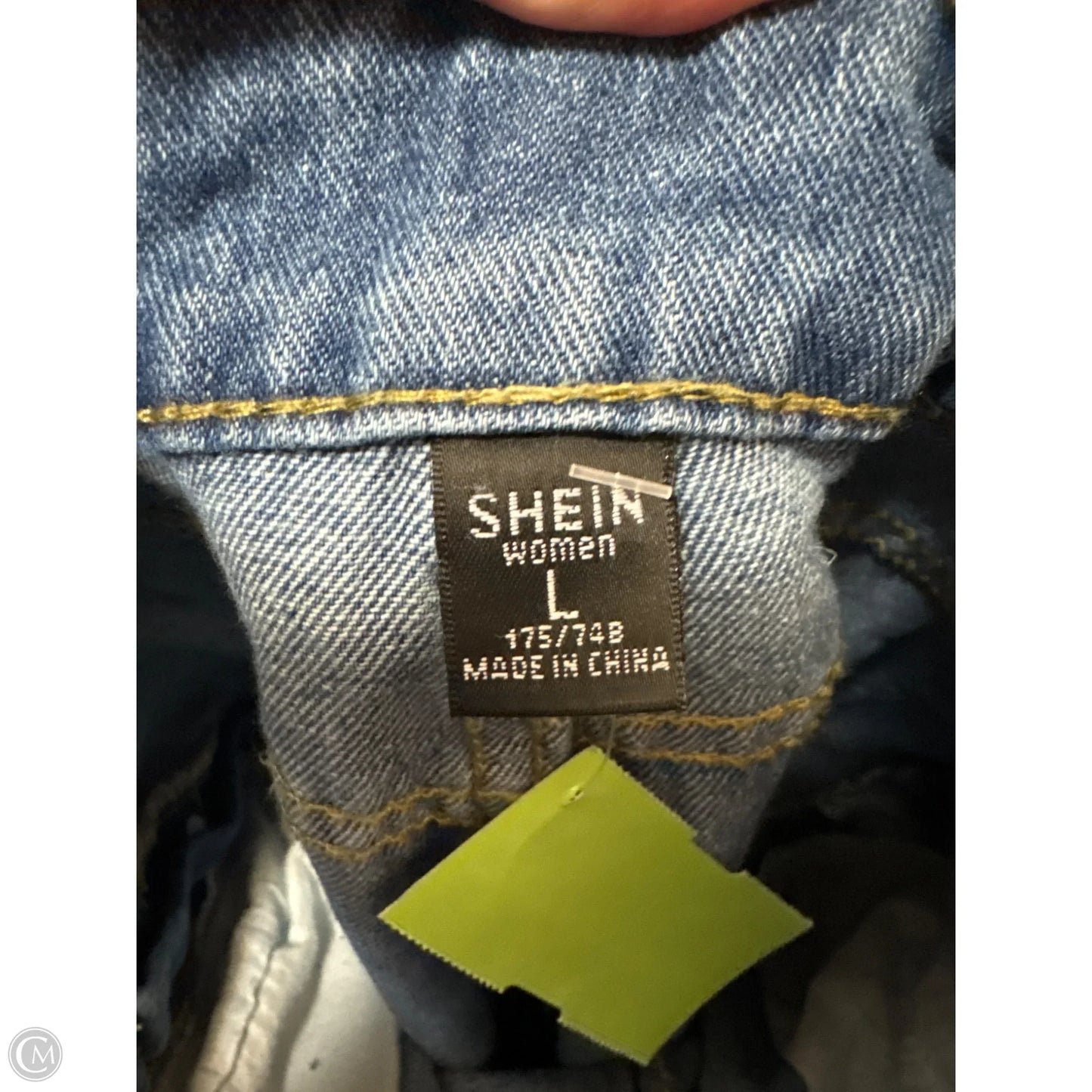 Overalls By Shein In Blue Denim, Size: L