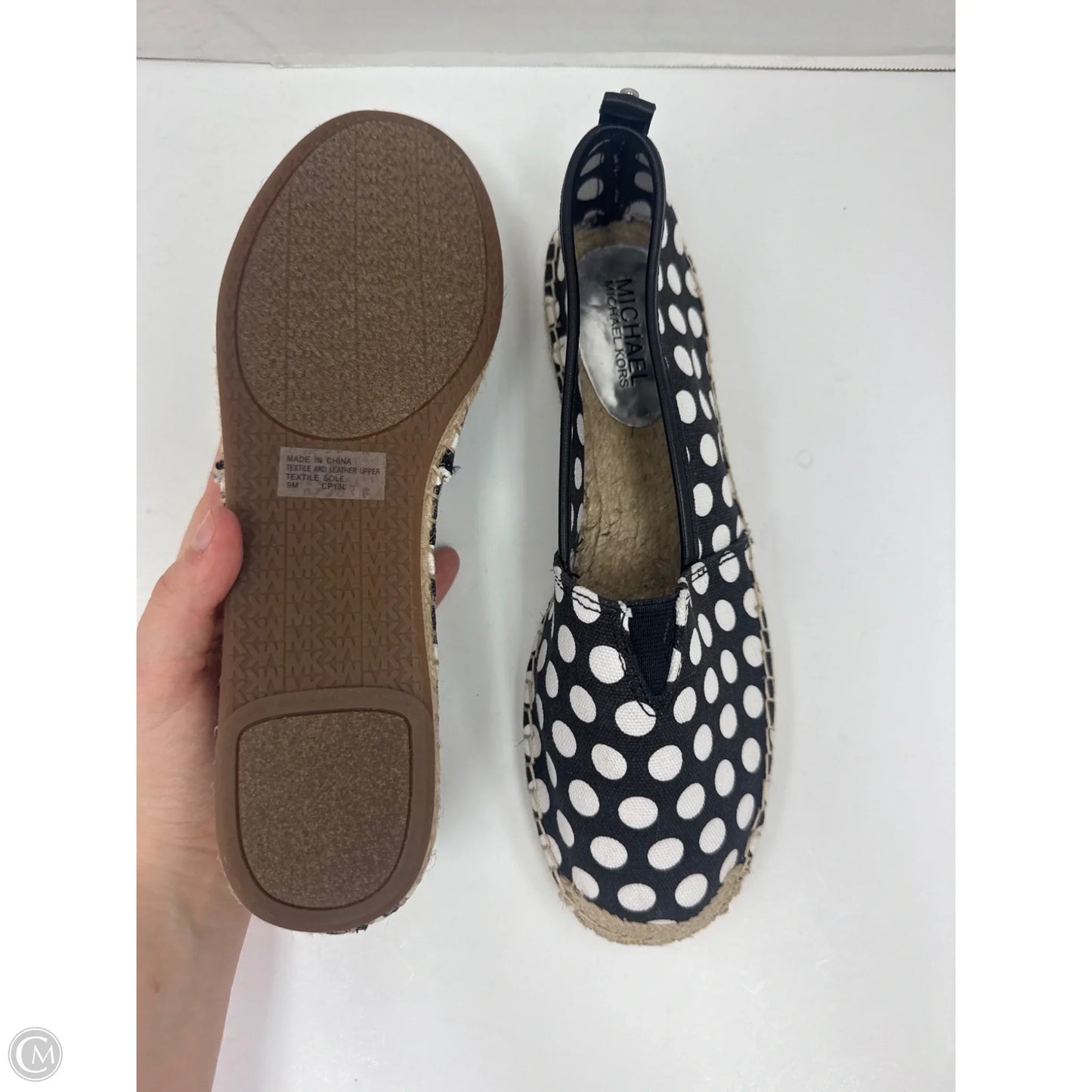 Shoes Designer By Michael Kors In Black & White, Size: 9