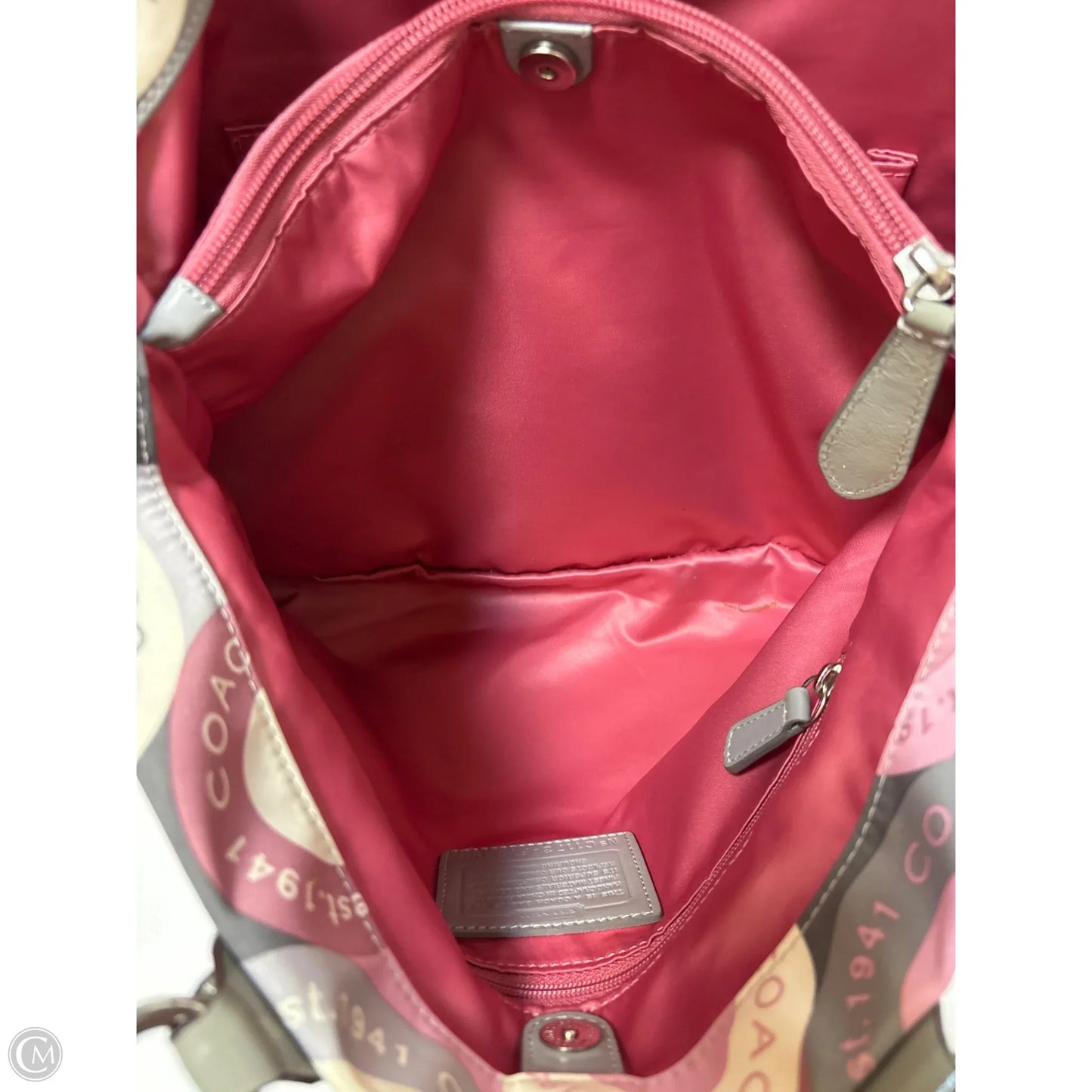 Handbag Designer By Coach, Size: Large