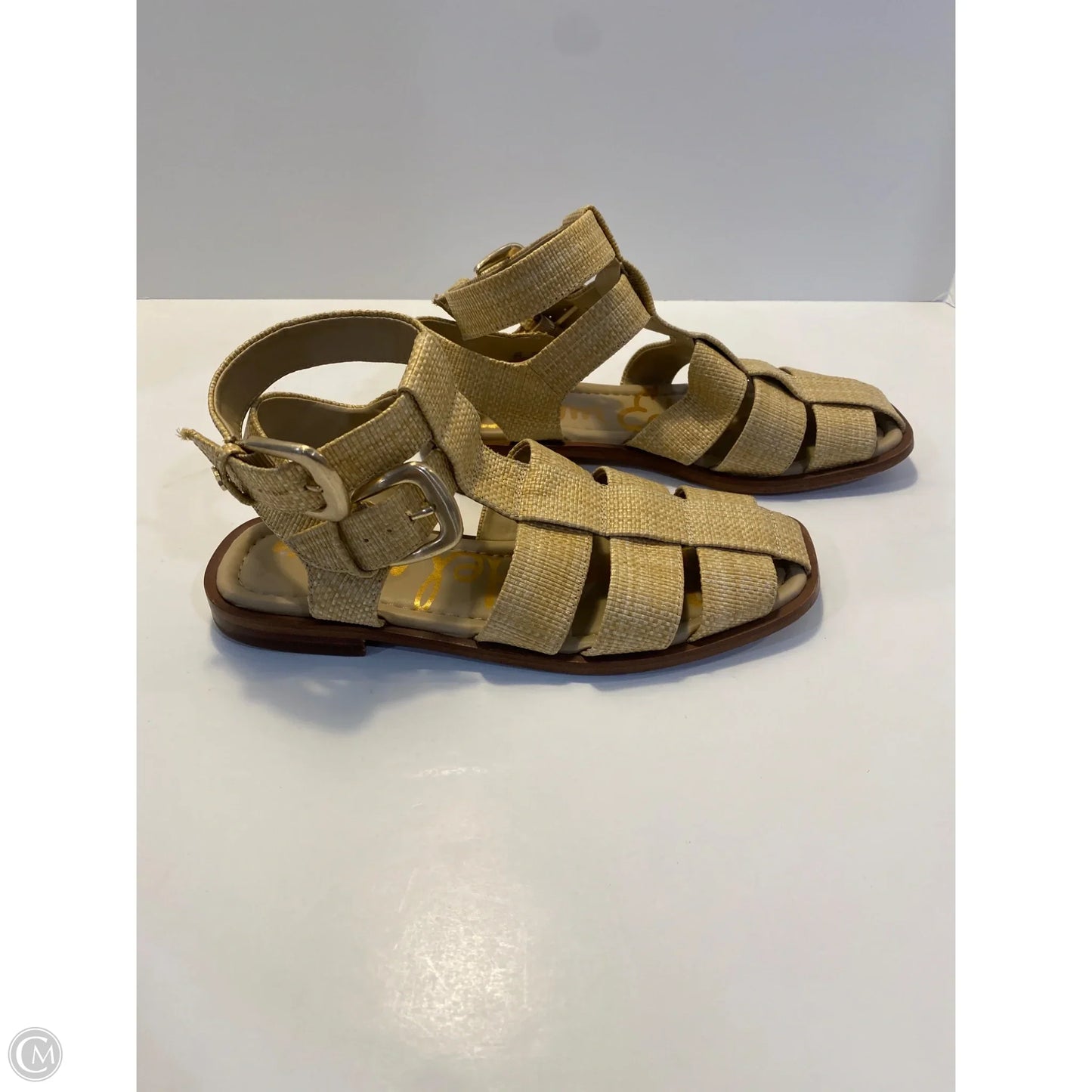 Sandals Flats By Sam Edelman In Tan, Size: 9