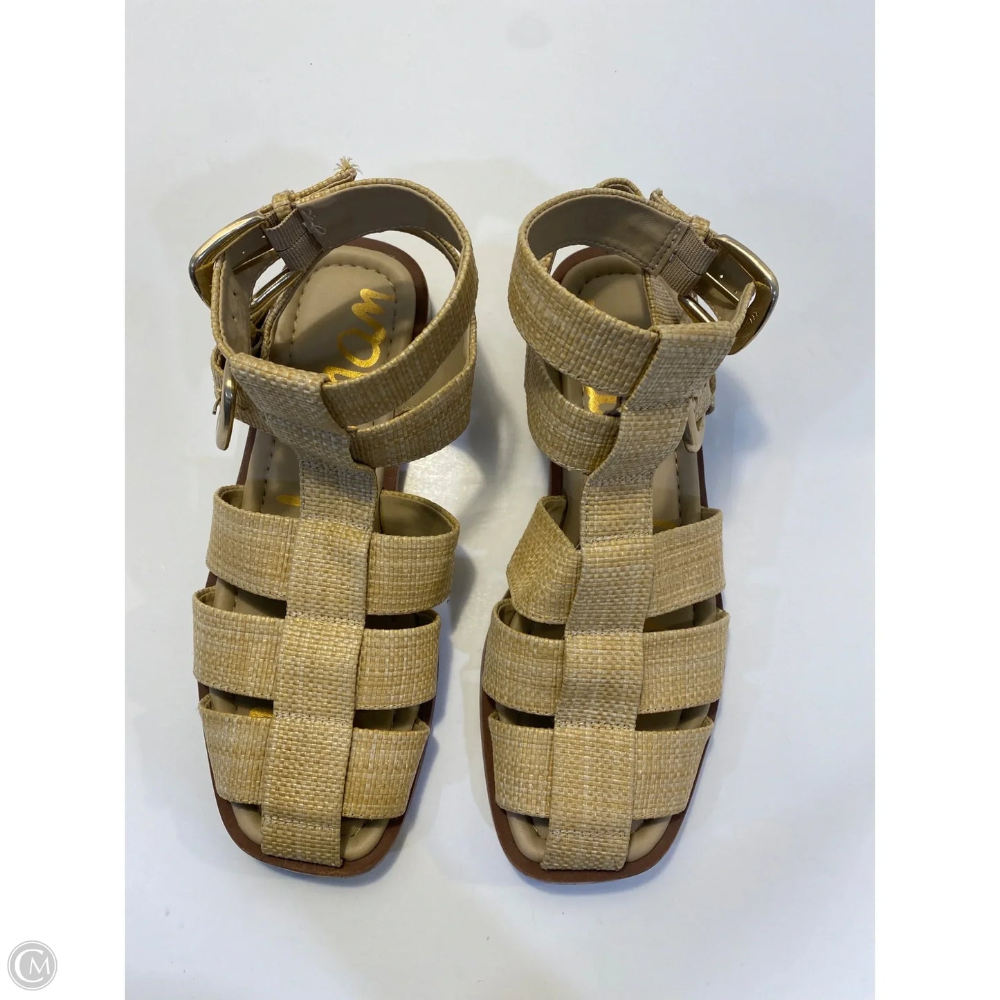 Sandals Flats By Sam Edelman In Tan, Size: 9