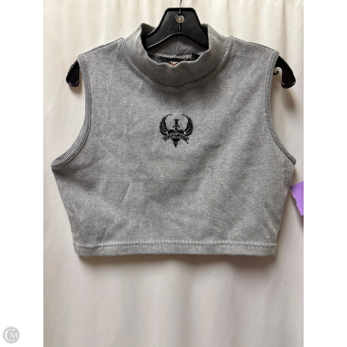 Top Sleeveless By Harley Davidson In Navy, Size: L