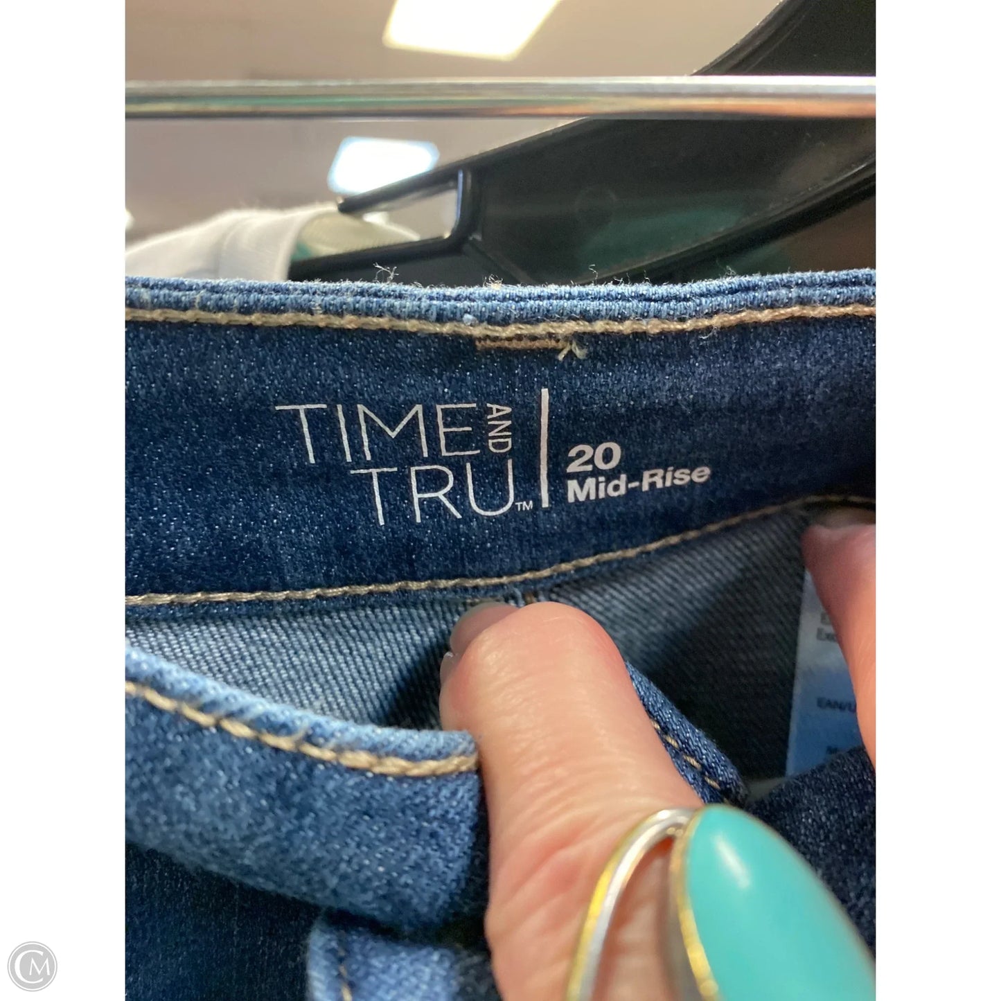 Shorts By Time And Tru In Blue Denim, Size: 2x