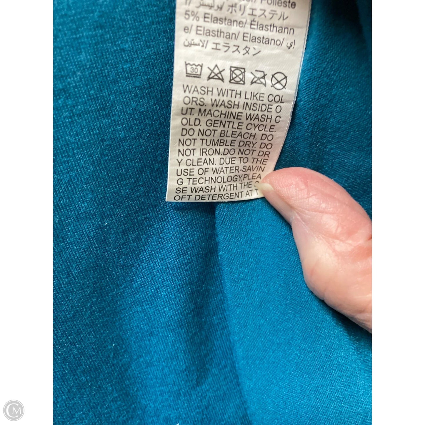 Top Short Sleeve By Shein In Bronze, Size: Xl