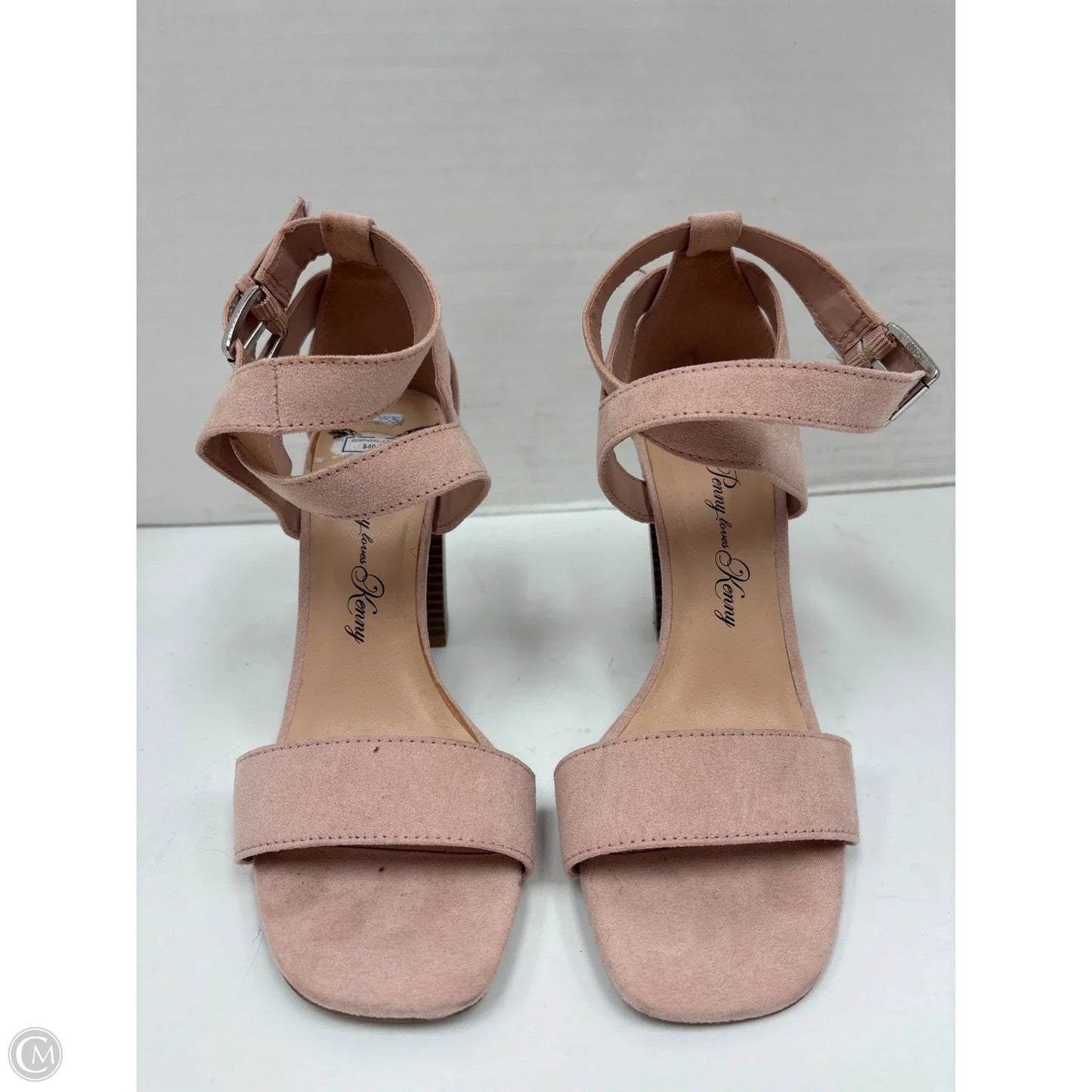 Shoes Heels Block By Clothes Mentor In Pink, Size: 6.5