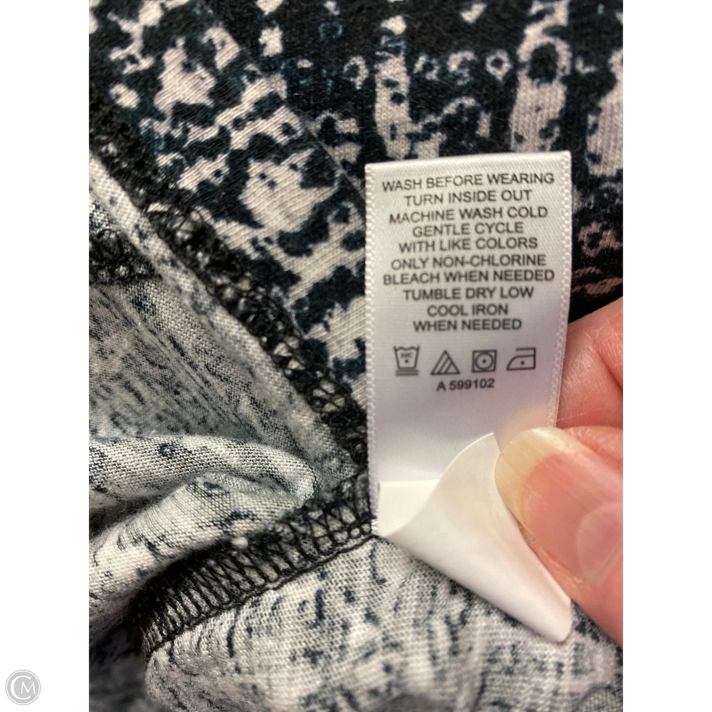 Lounge Set Pants By Logo In Black & White, Size: M