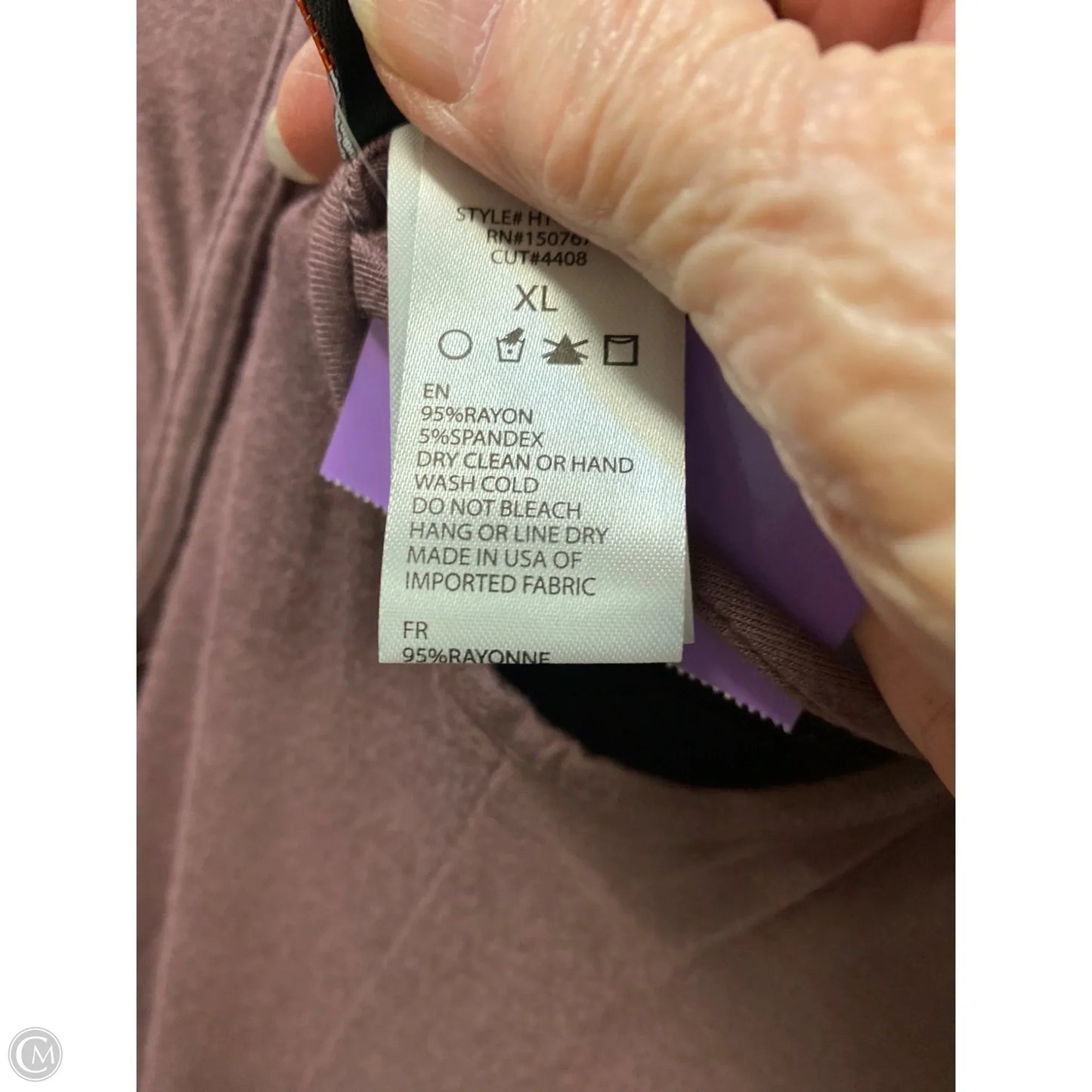 Top Short Sleeve By Harley Davidson In Mauve, Size: Large