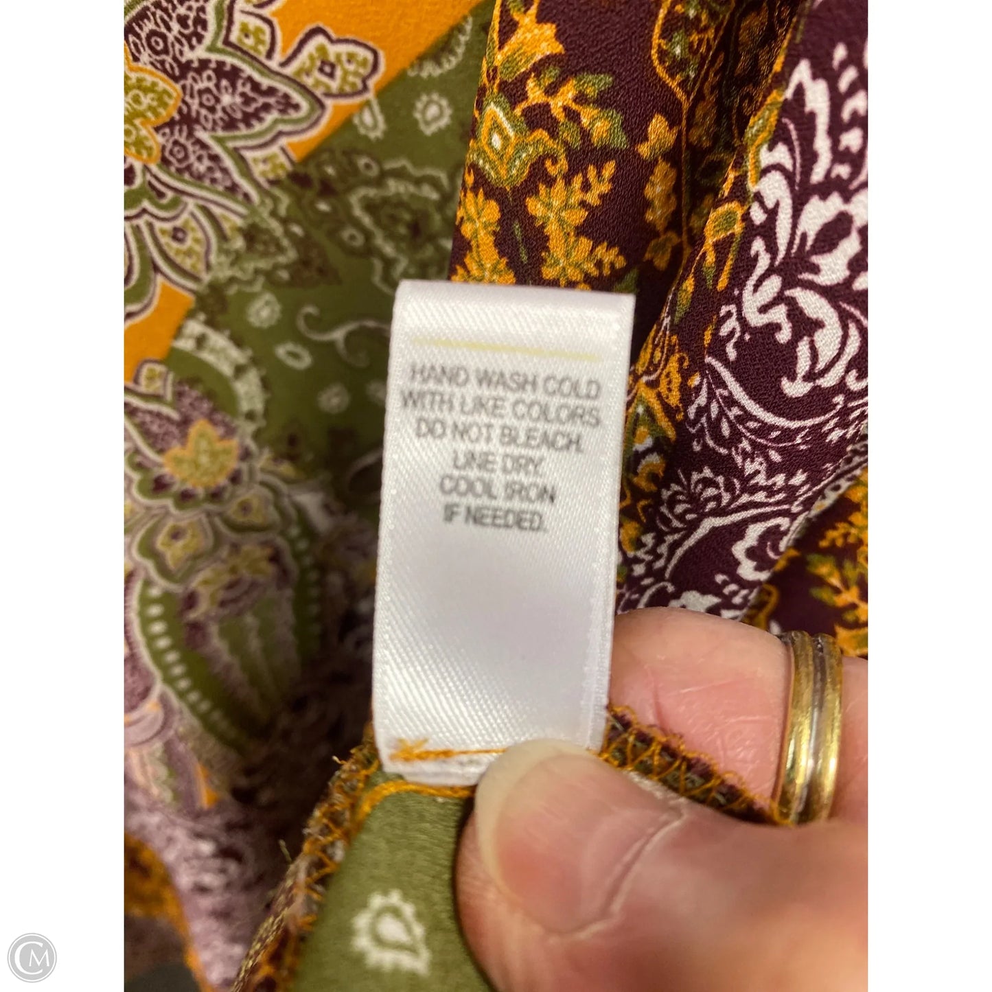 Top Long Sleeve By Cato In Yellow, Size: L