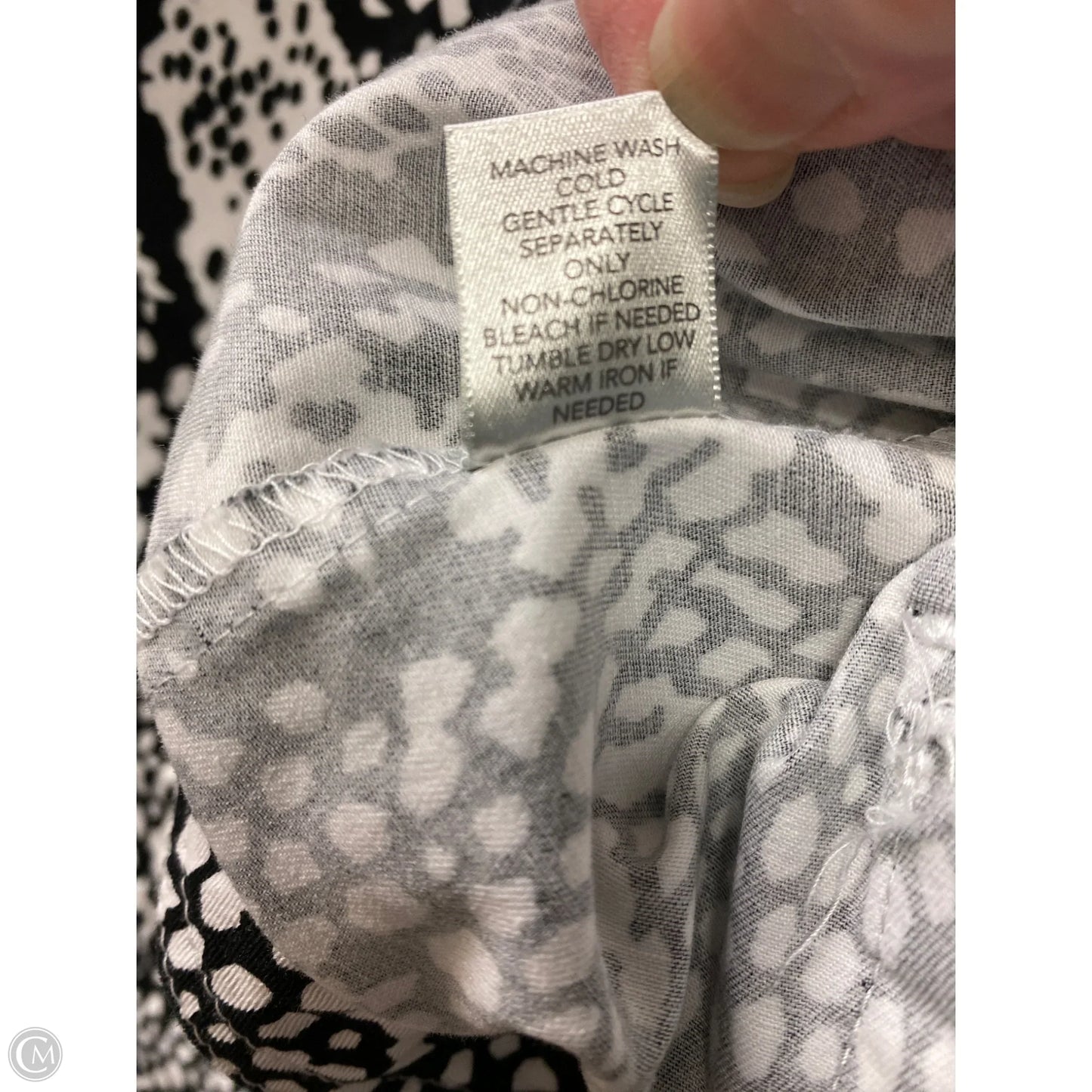 Jacket Other By Christopher And Banks In Black & White, Size: M