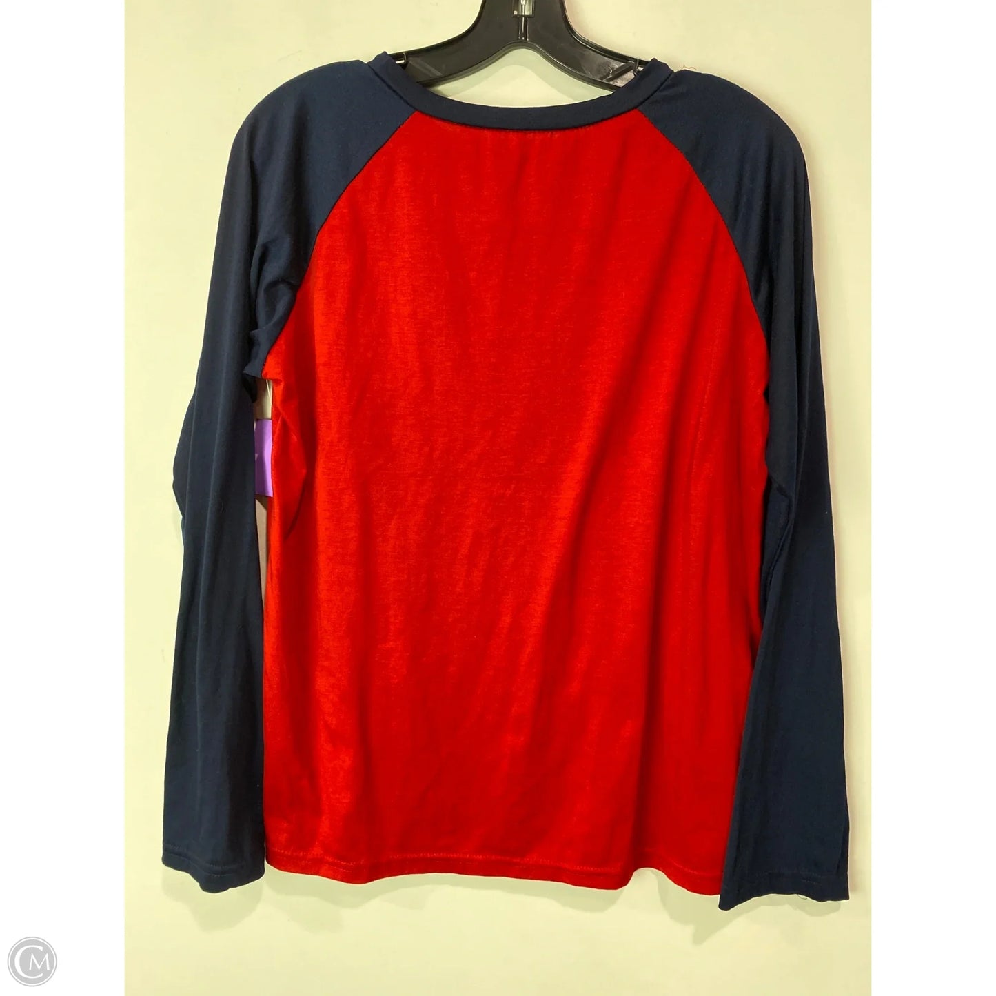 Top Long Sleeve By Clothes Mentor In Navy, Size: M