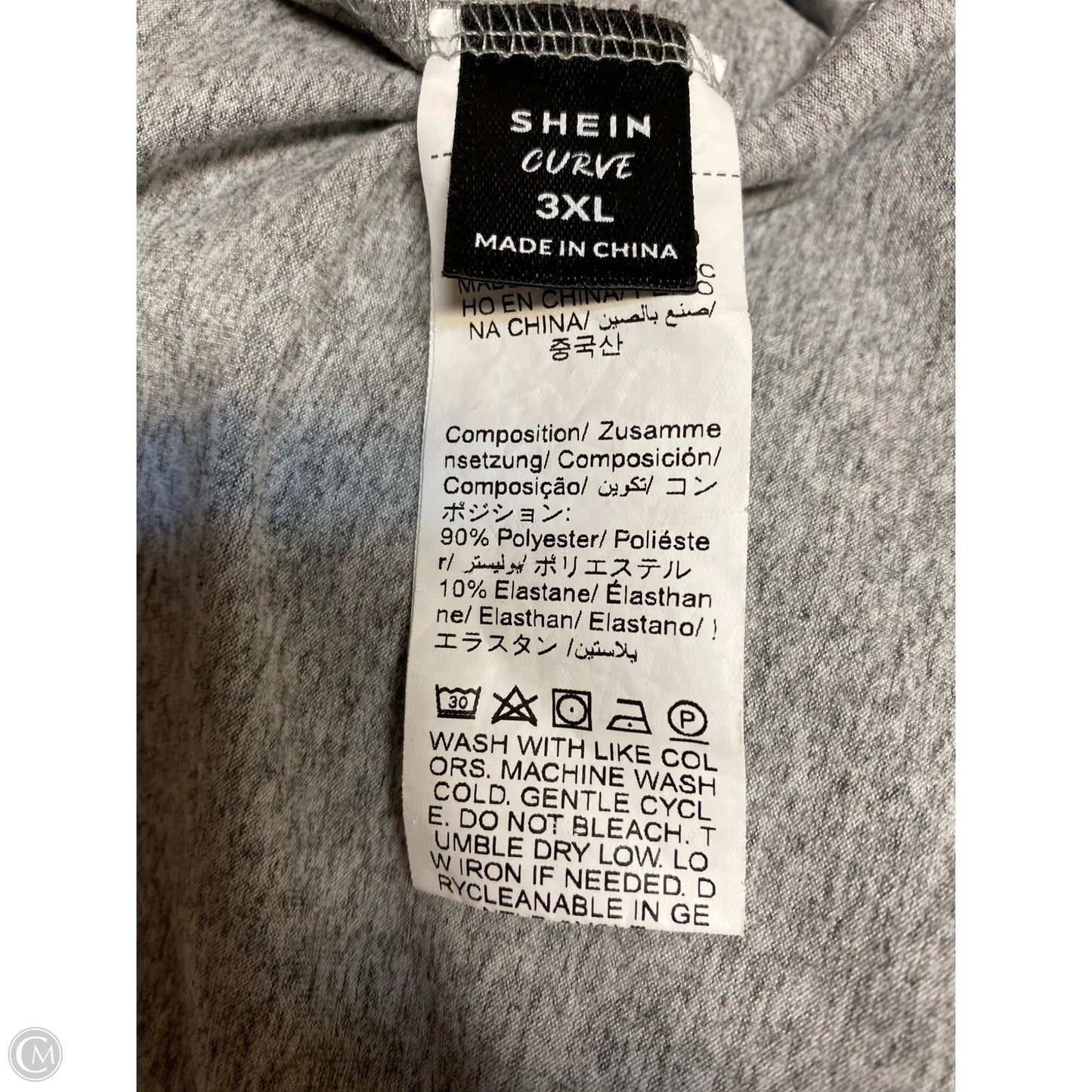 Pants Leggings By Shein In Grey, Size: 3x