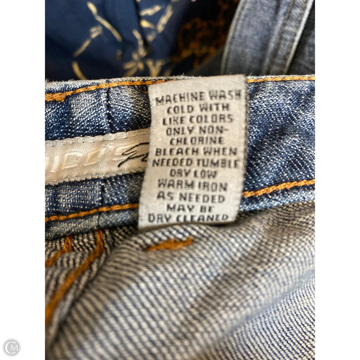 Jeans Straight By Chicos In Blue Denim, Size: 16