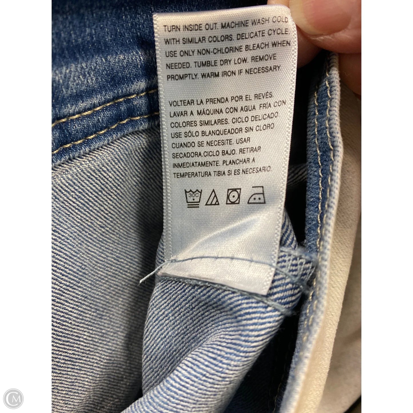 Jacket Denim By Wallflower In Blue Denim, Size: M