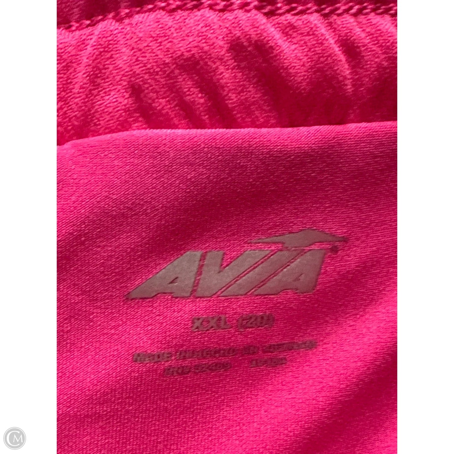Athletic Shorts By Avia In Pink, Size: Xxl