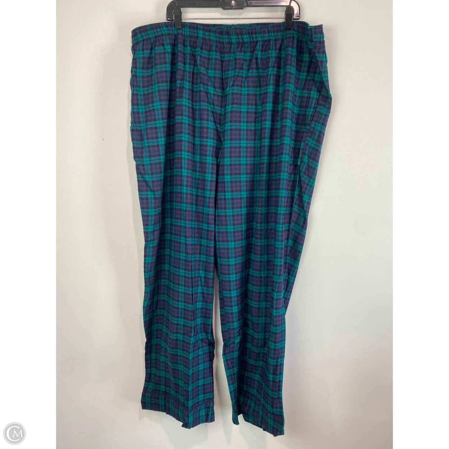 Pajamas 2pc By Liz Claiborne In Blue & Green, Size: 3x