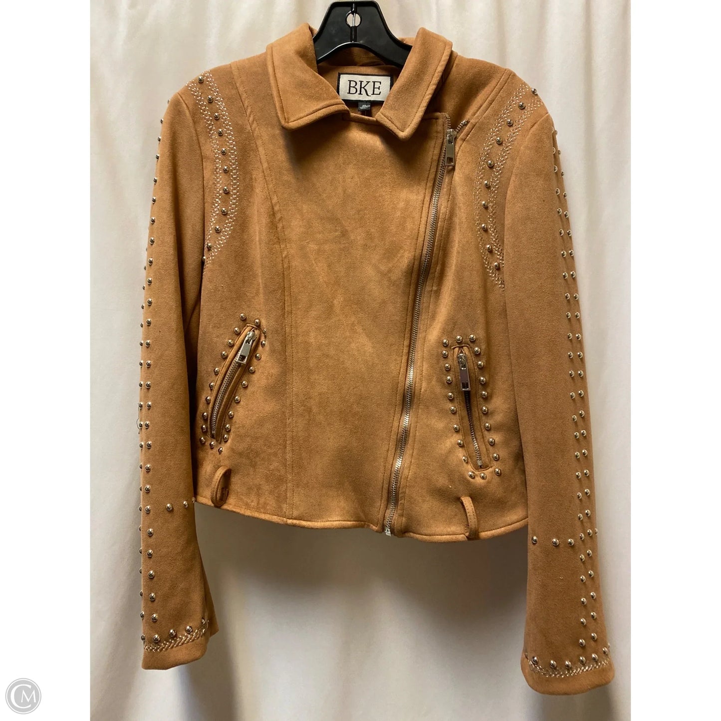 Jacket Moto By Bke In Brown, Size: M