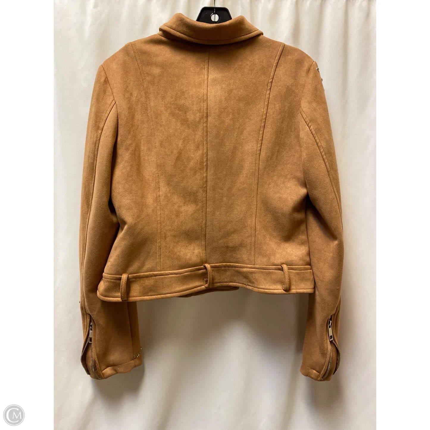 Jacket Moto By Bke In Brown, Size: M