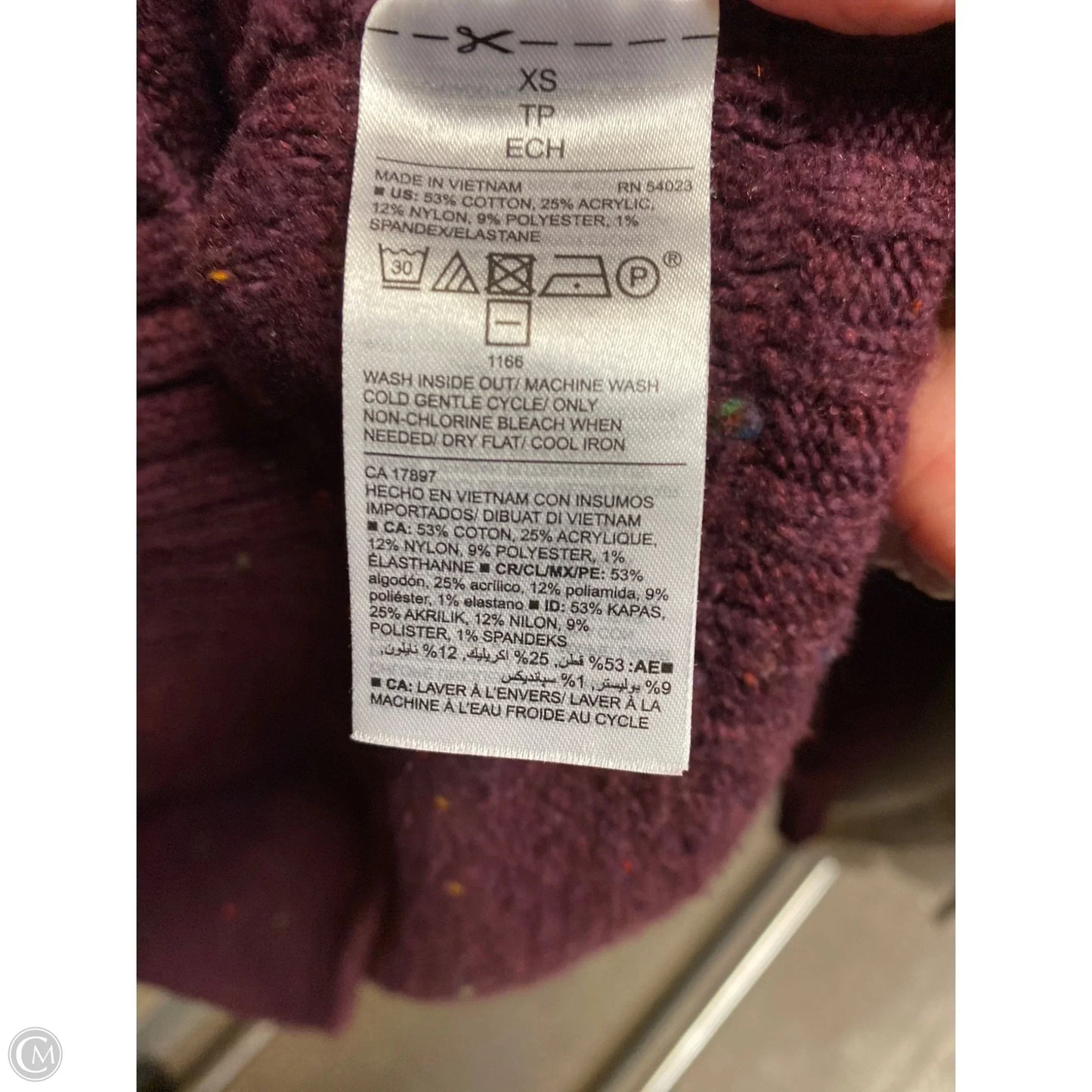 Sweater By Old Navy In Purple, Size: Xs