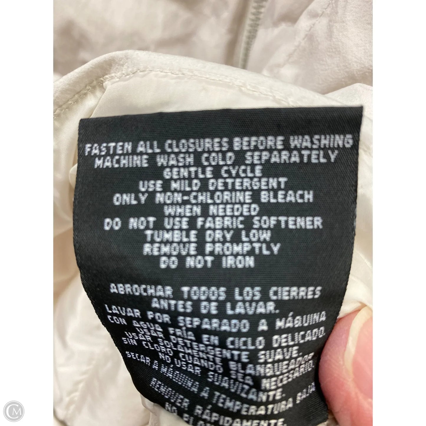 Coat Puffer & Quilted By 32 Degrees In Cream, Size: Xl