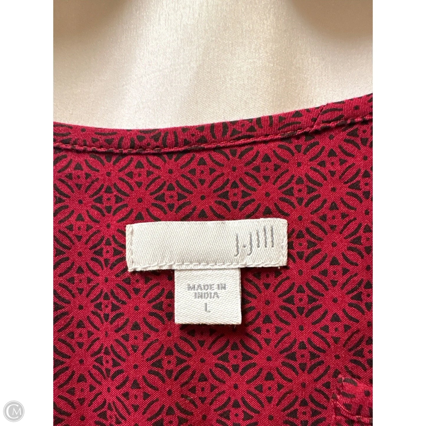 Sweater By J. Jill In Maroon, Size: 1x