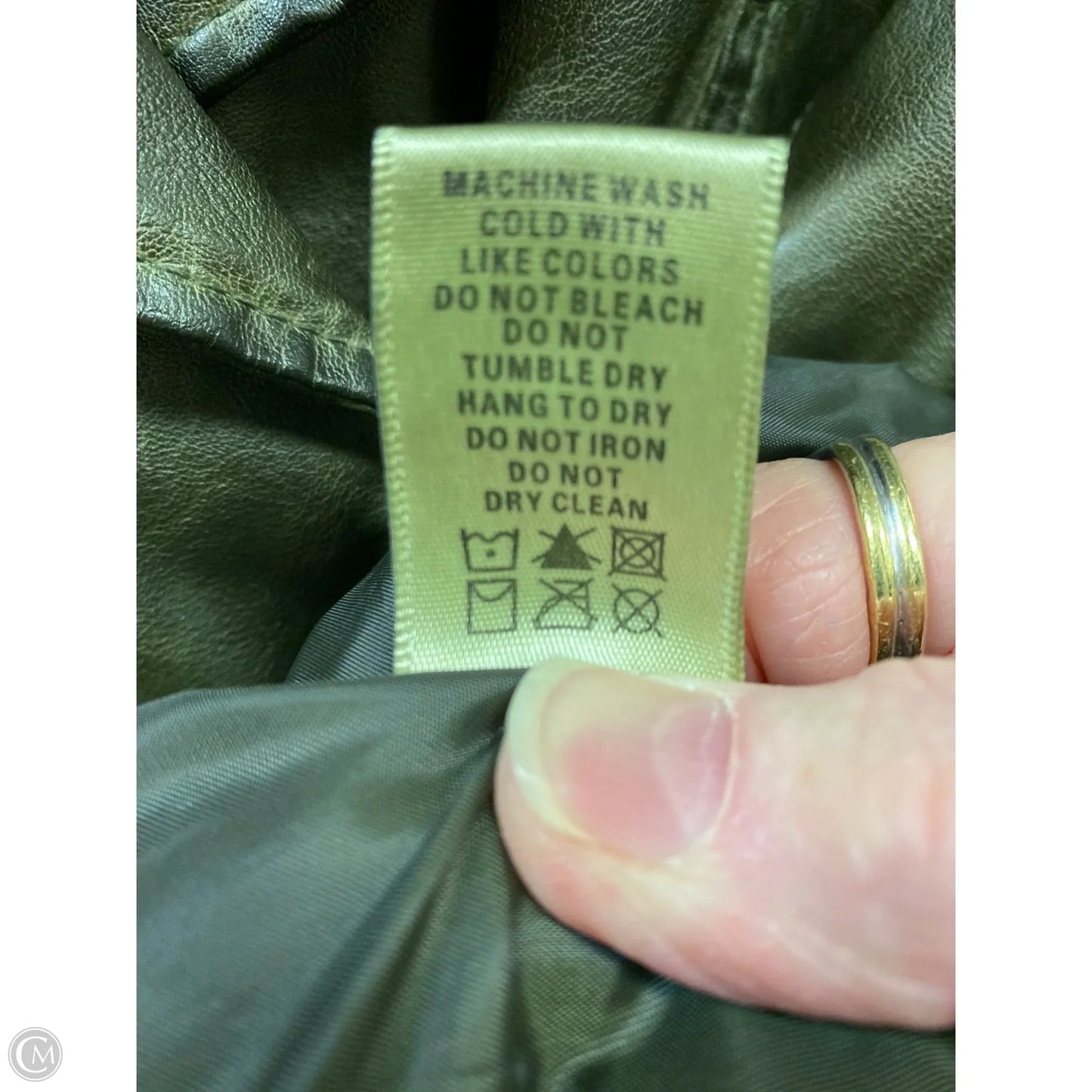 Jacket Moto By Max Studio In Green, Size: Xl