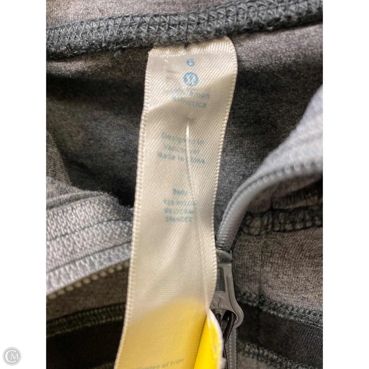 Athletic Sweatshirt Hoodie By Lululemon In Grey, Size: S