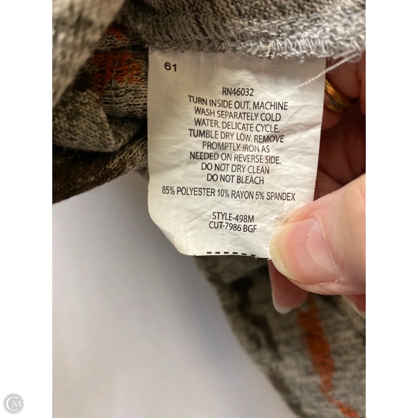 Sweater By Clothes Mentor In Orange, Size: S