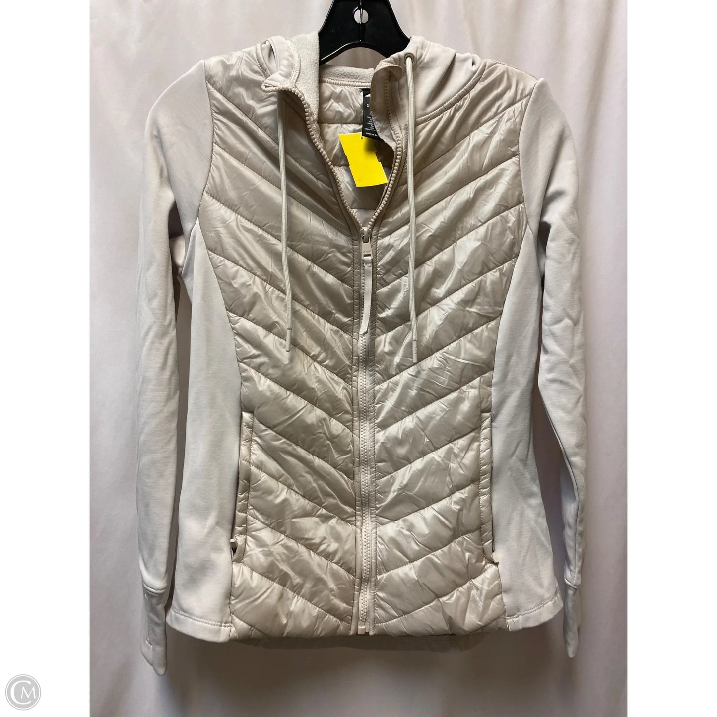 Jacket Shirt By Avia In Beige, Size: Xs