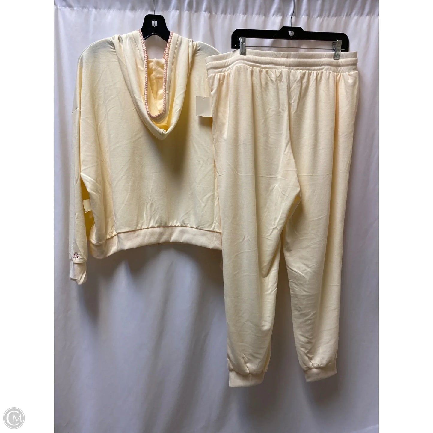Pants Set 2pc By Kensie In Yellow, Size: 1x
