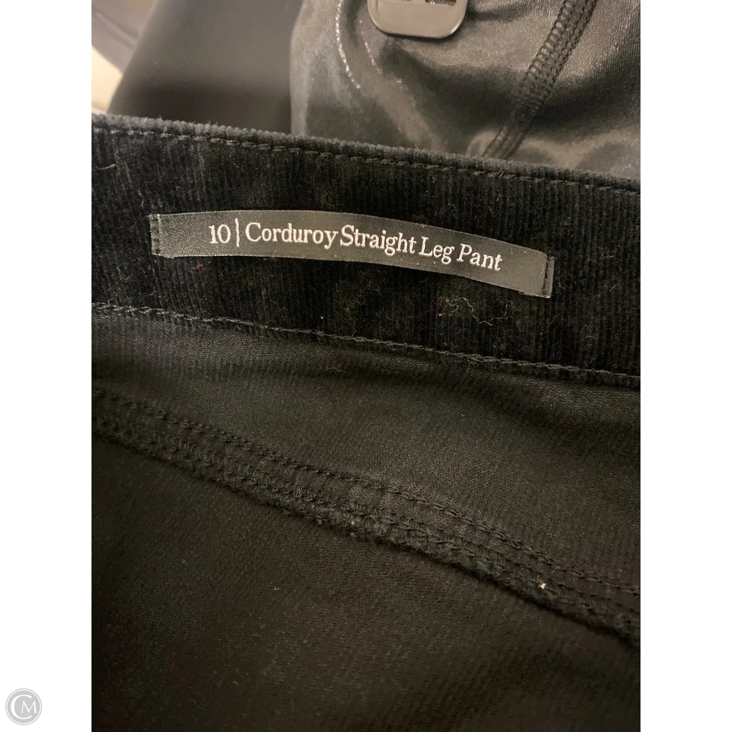 Pants Corduroy By Talbots In Black, Size: 10